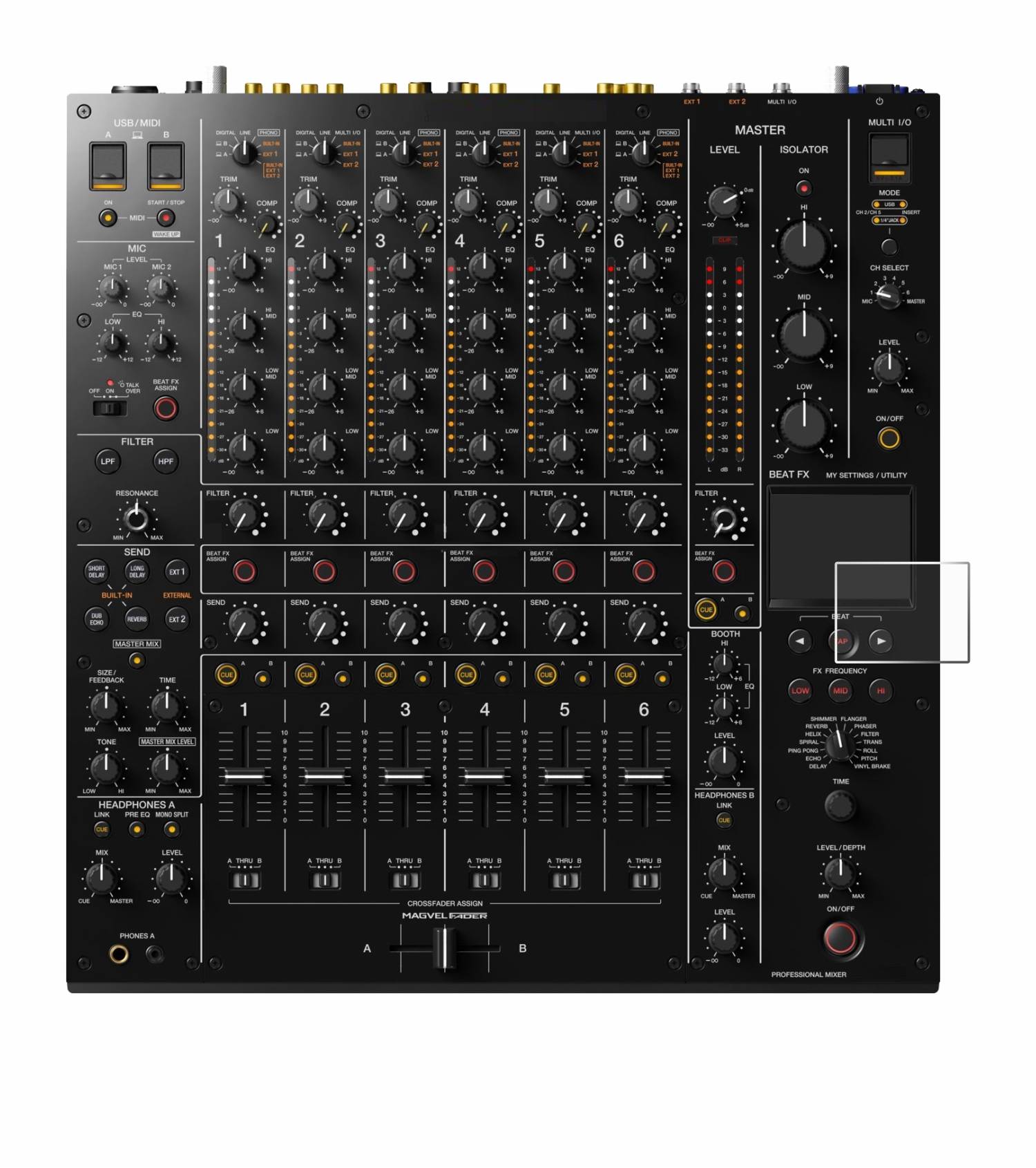 upscreen Bacteria Shield Schutzfolie für Pioneer DJM-V10 - Antibakteriell