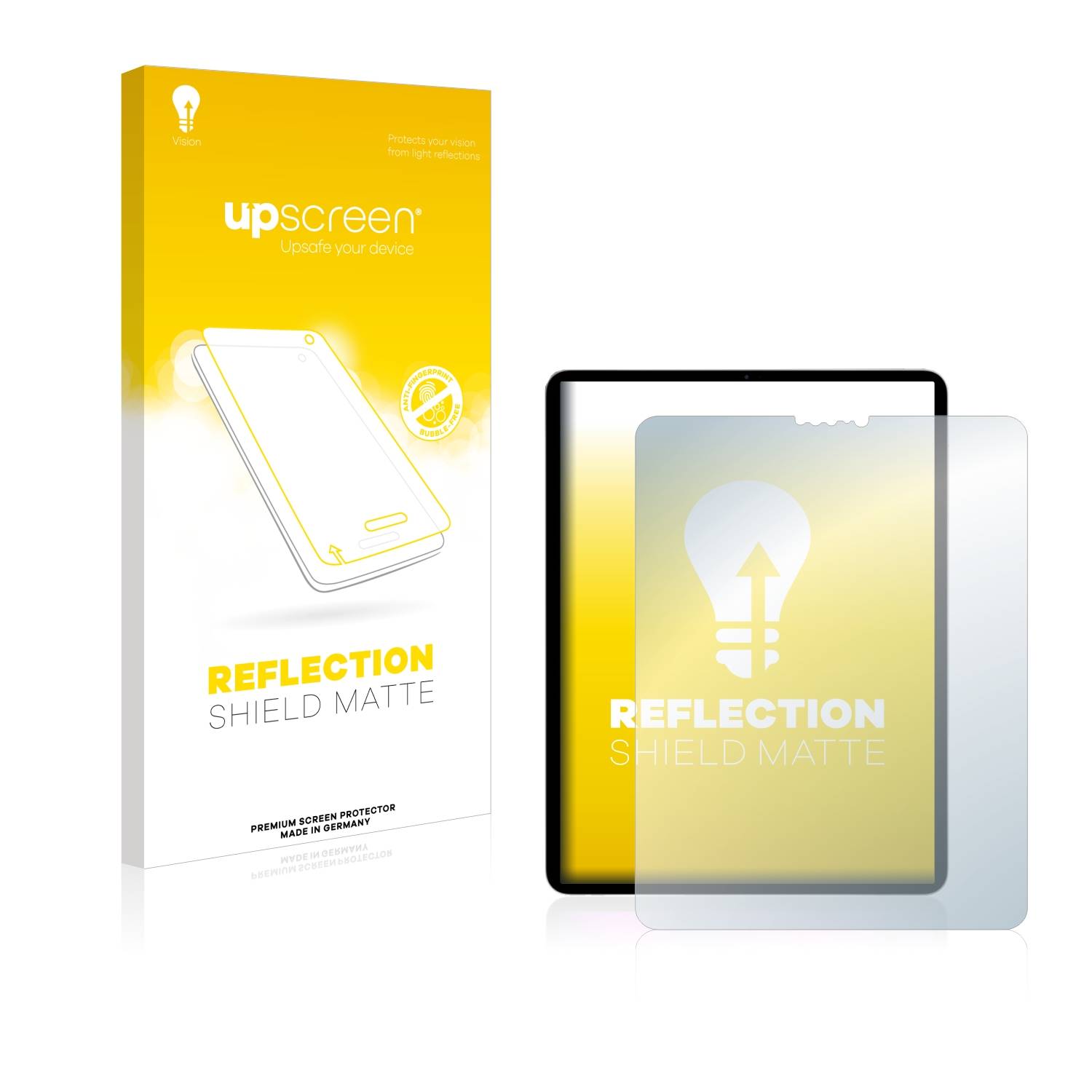 upscreen Reflection Shield Matt Schutzfolie für Apple iPad Pro 11 WiFi Cellular 2020 (2. Gen.)