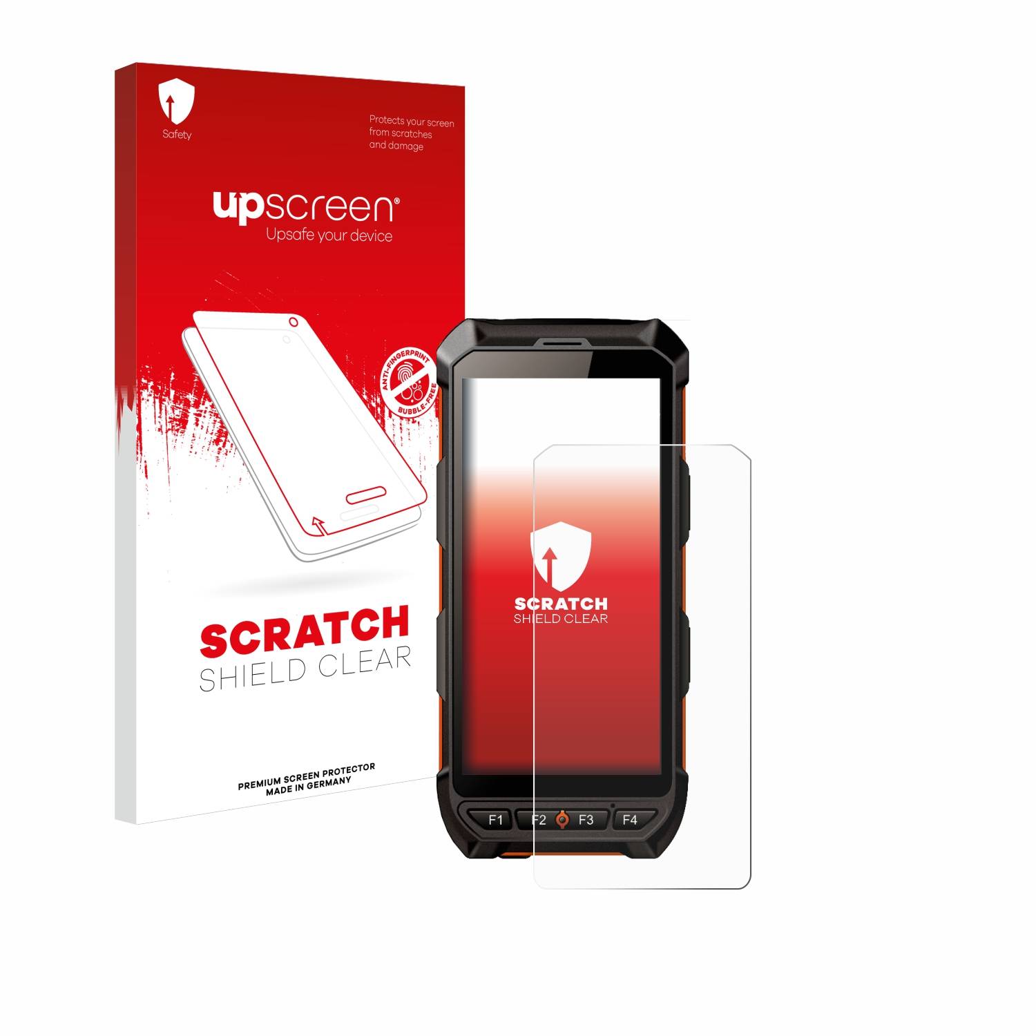 upscreen Scratch Shield Schutzfolie für iDTronic C9 RED