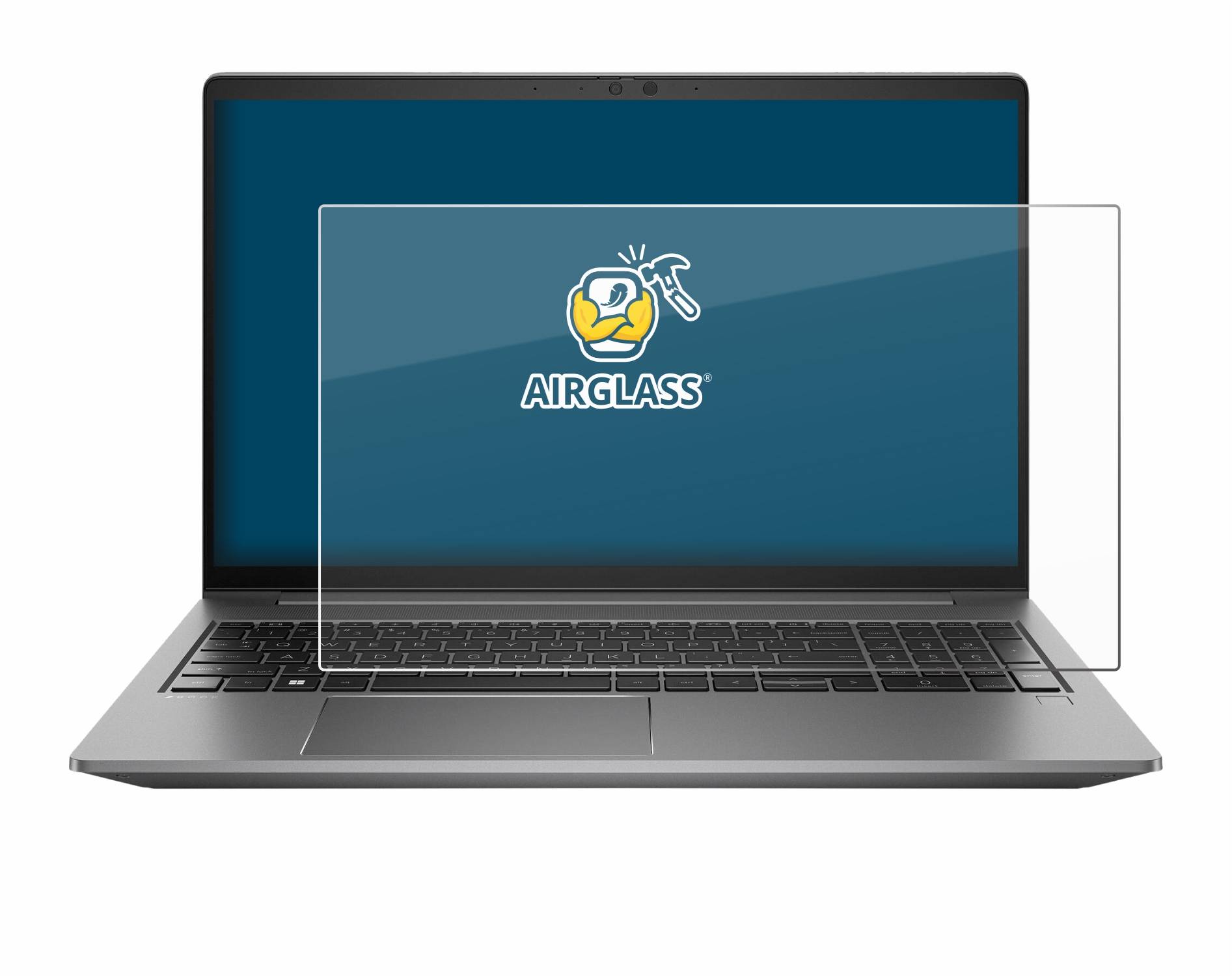 BROTECT AirGlass Glas Schutz-Folie für HP Zbook Power 15 G10 - Schutzglas
