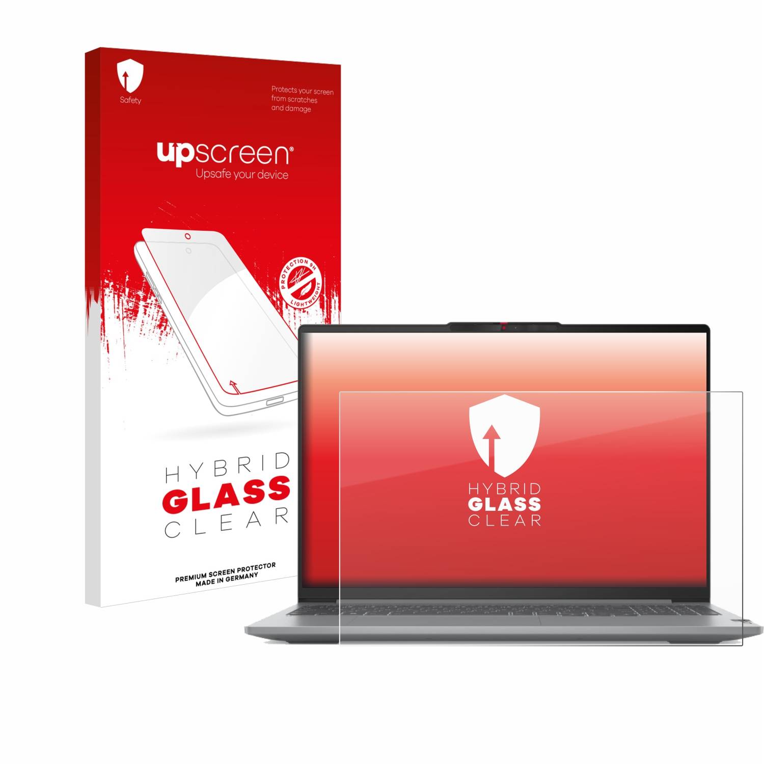 upscreen Hybrid Glas Panzer-Folie für Lenovo IdeaPad Pro 5i Gen 9 16