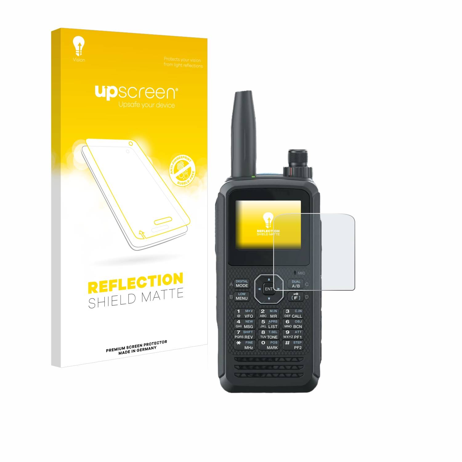 upscreen Reflection Shield Matt Schutzfolie für Kenwood TH-D75E D-Star