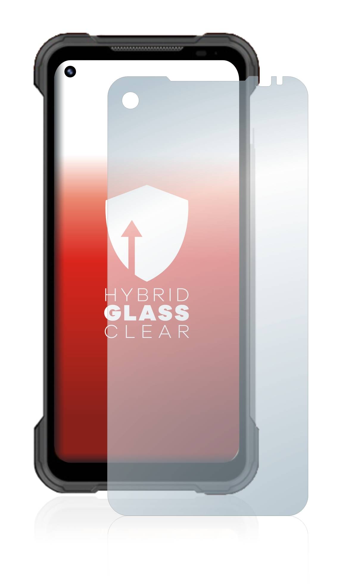 upscreen Flexible Schutz Glas Folie für Doogee S97 Pro Schutzglas 9H Hybridglas Klar