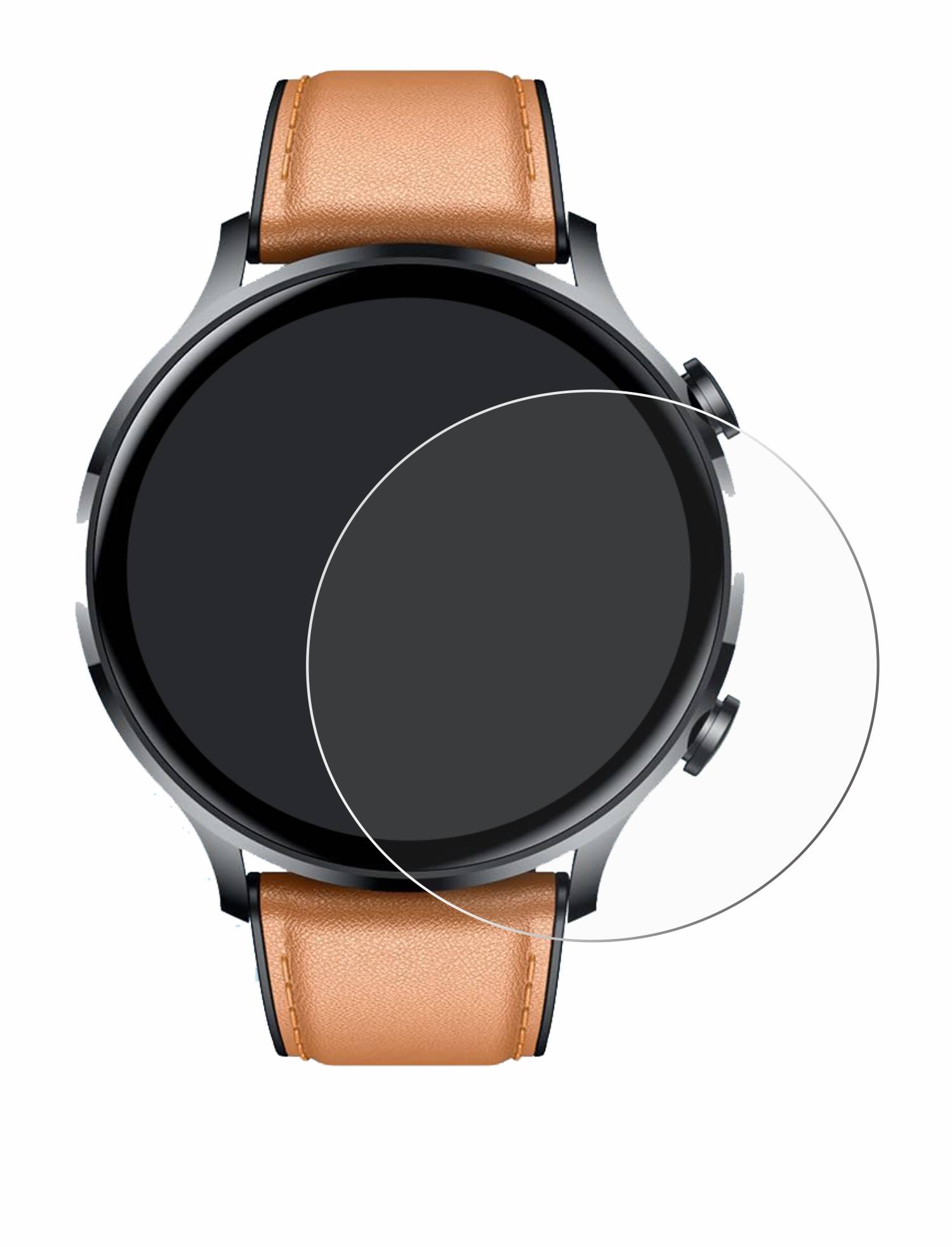 upscreen Bacteria Shield Schutzfolie für NONGAMX Smartwatch 1.39 - Antibakteriell