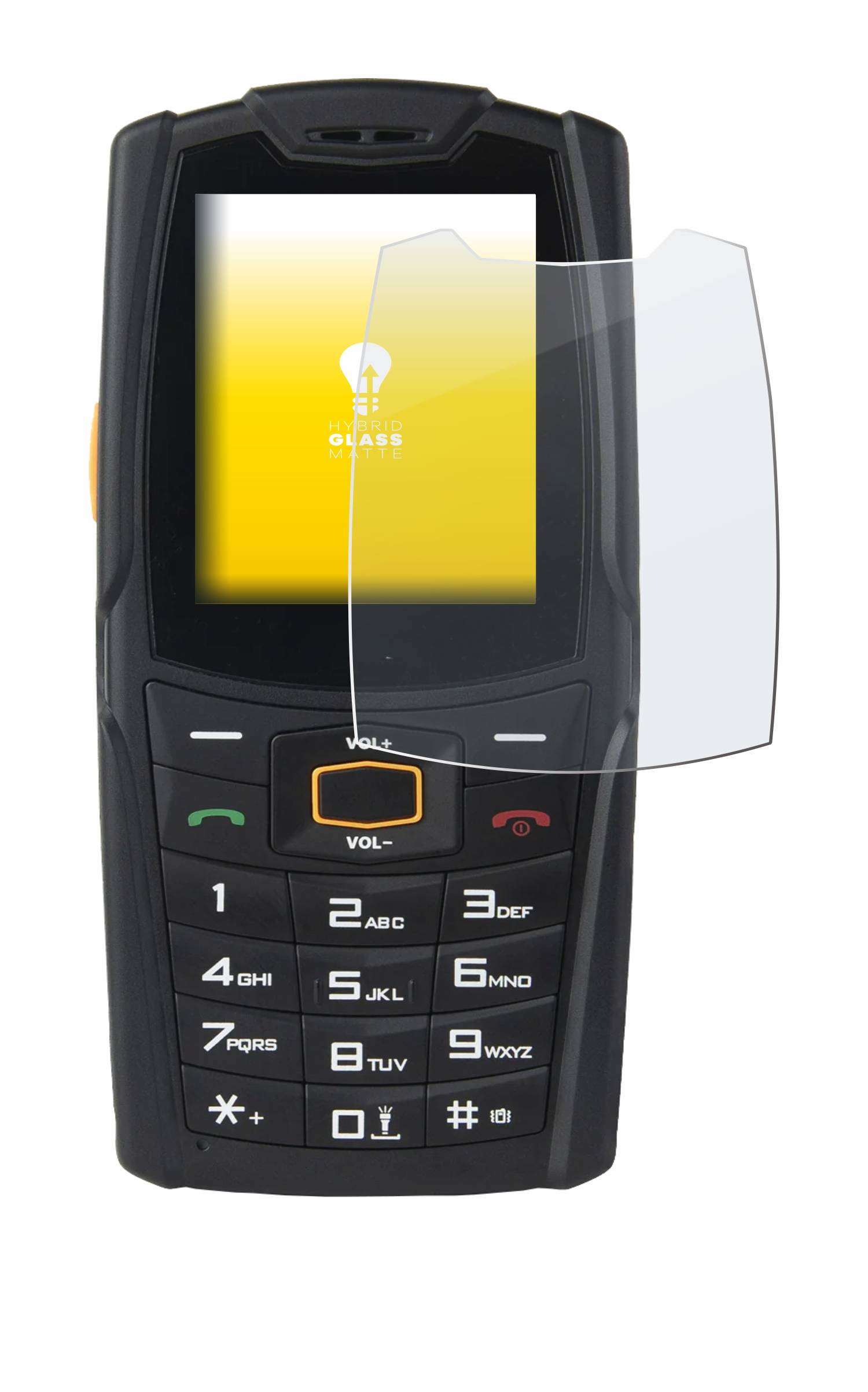 upscreen Hybrid Glas Matt Schutz-Folie für AGM M6