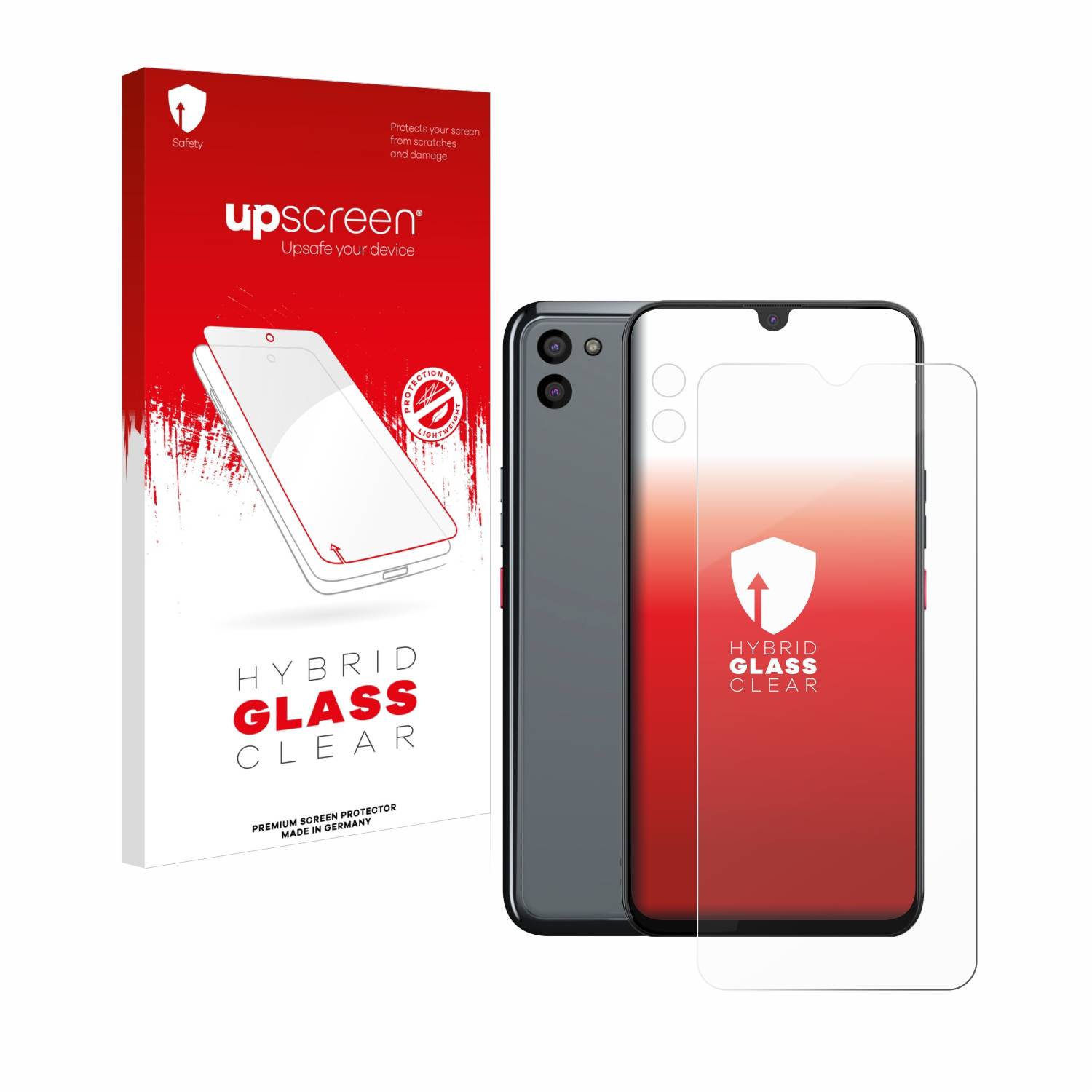 upscreen Hybrid Glas Schutz-Folie für Gigaset GS5 PRO SE (Display+Kamera)