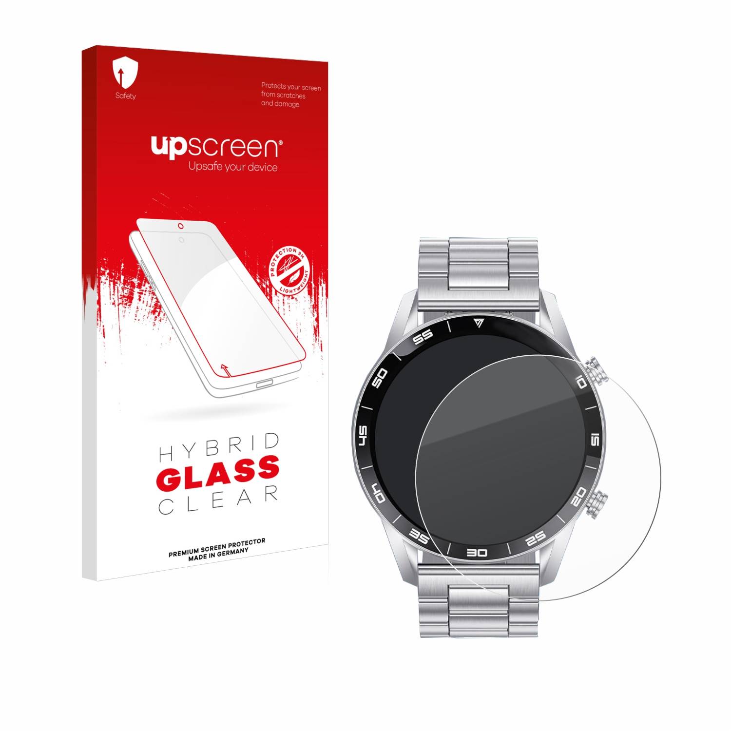 upscreen Hybrid Glas Schutz-Folie für Foxbox SML1-C PRO 1.43