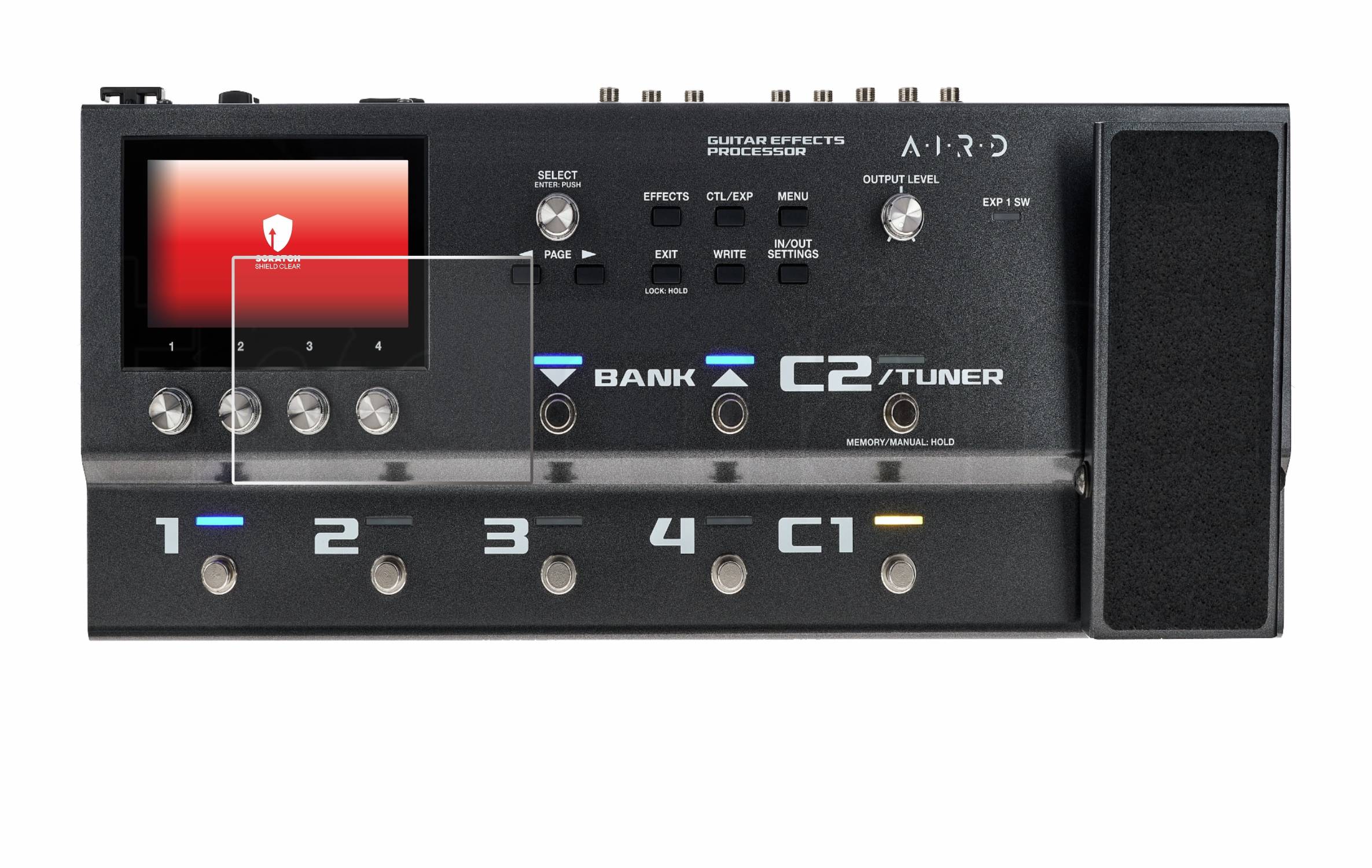 upscreen Scratch Shield Schutzfolie für Boss GX-100