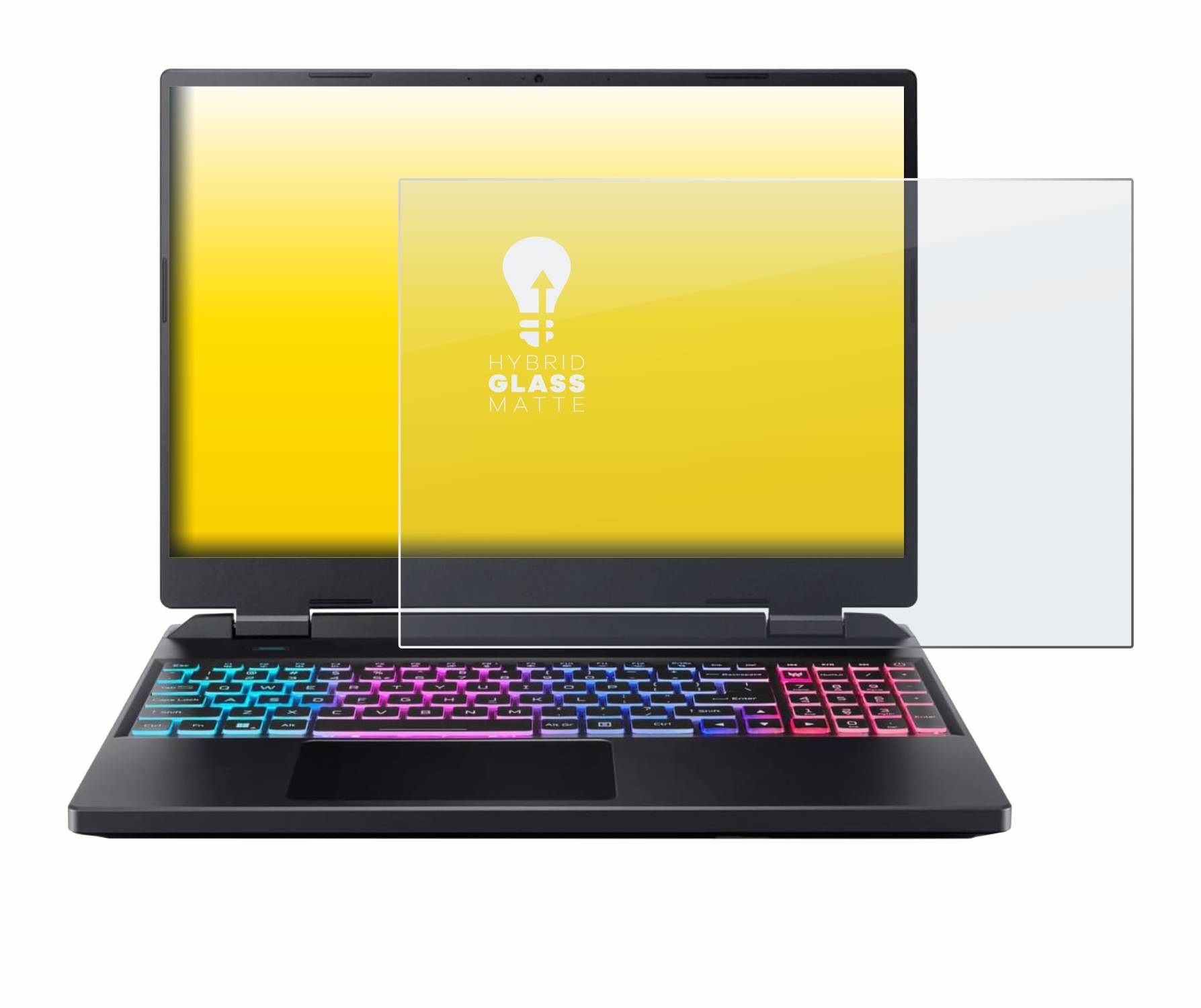 upscreen Hybrid Glas Matt Schutz-Folie für Acer Predator Helios Neo 16