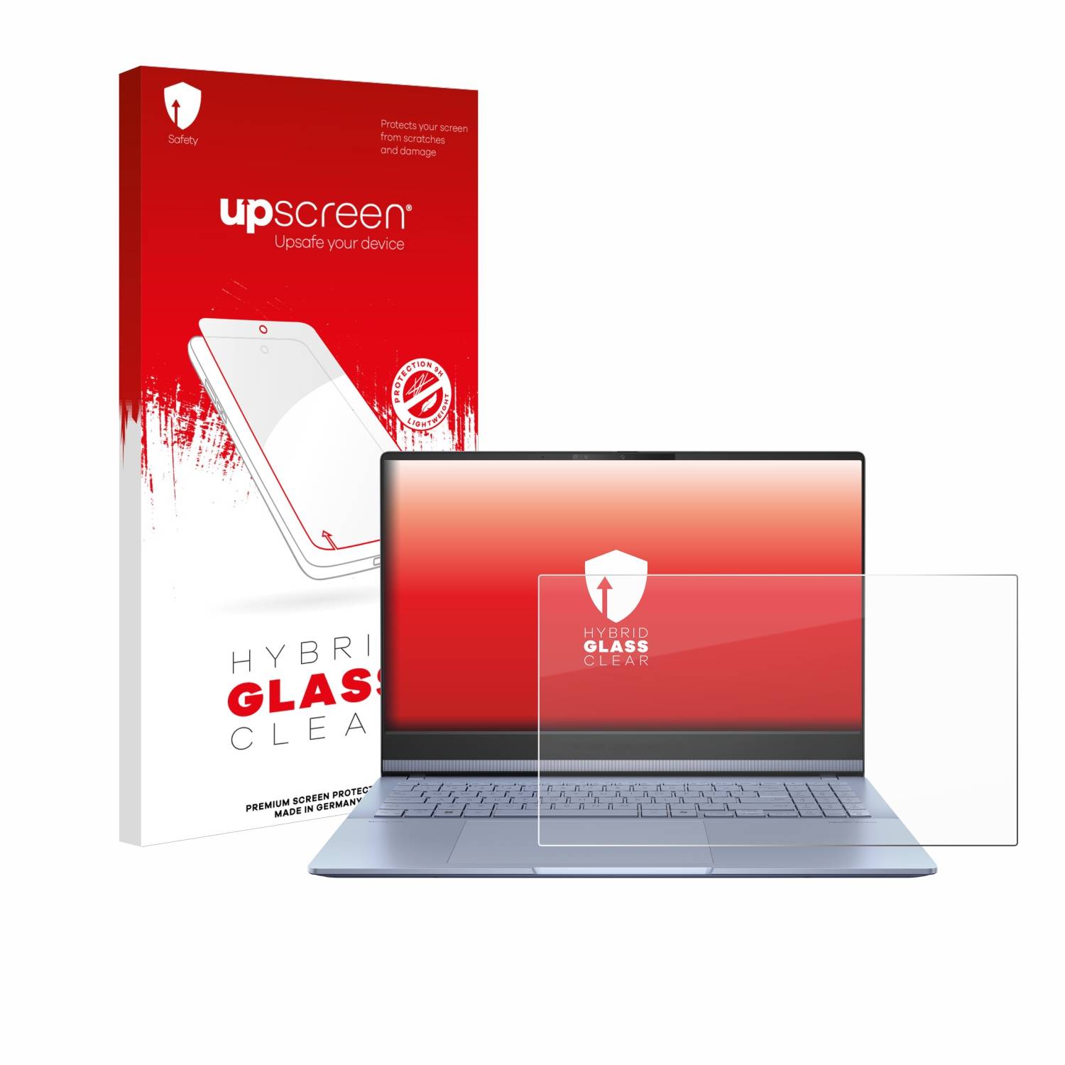 upscreen Hybrid Glas Panzer-Folie für ASUS Vivobook S 15 OLED S5506
