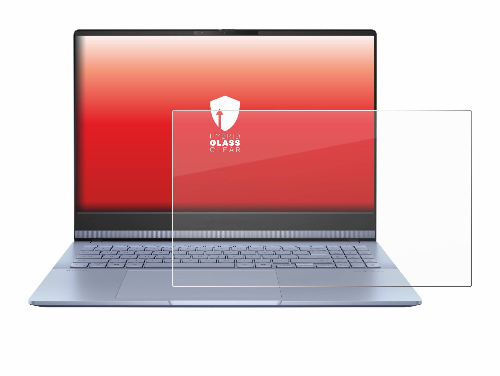 upscreen Hybrid Glas Panzer-Folie für ASUS Vivobook S 15 OLED S5506