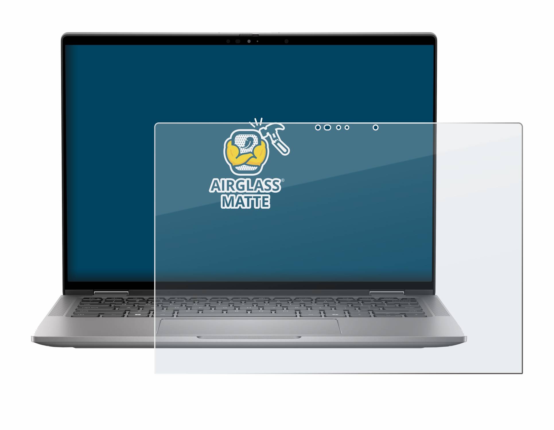 BROTECT AirGlass Flexible Schutz Glas Folie für Dell Latitude 7350 2-in-1 Matt Entspiegelt