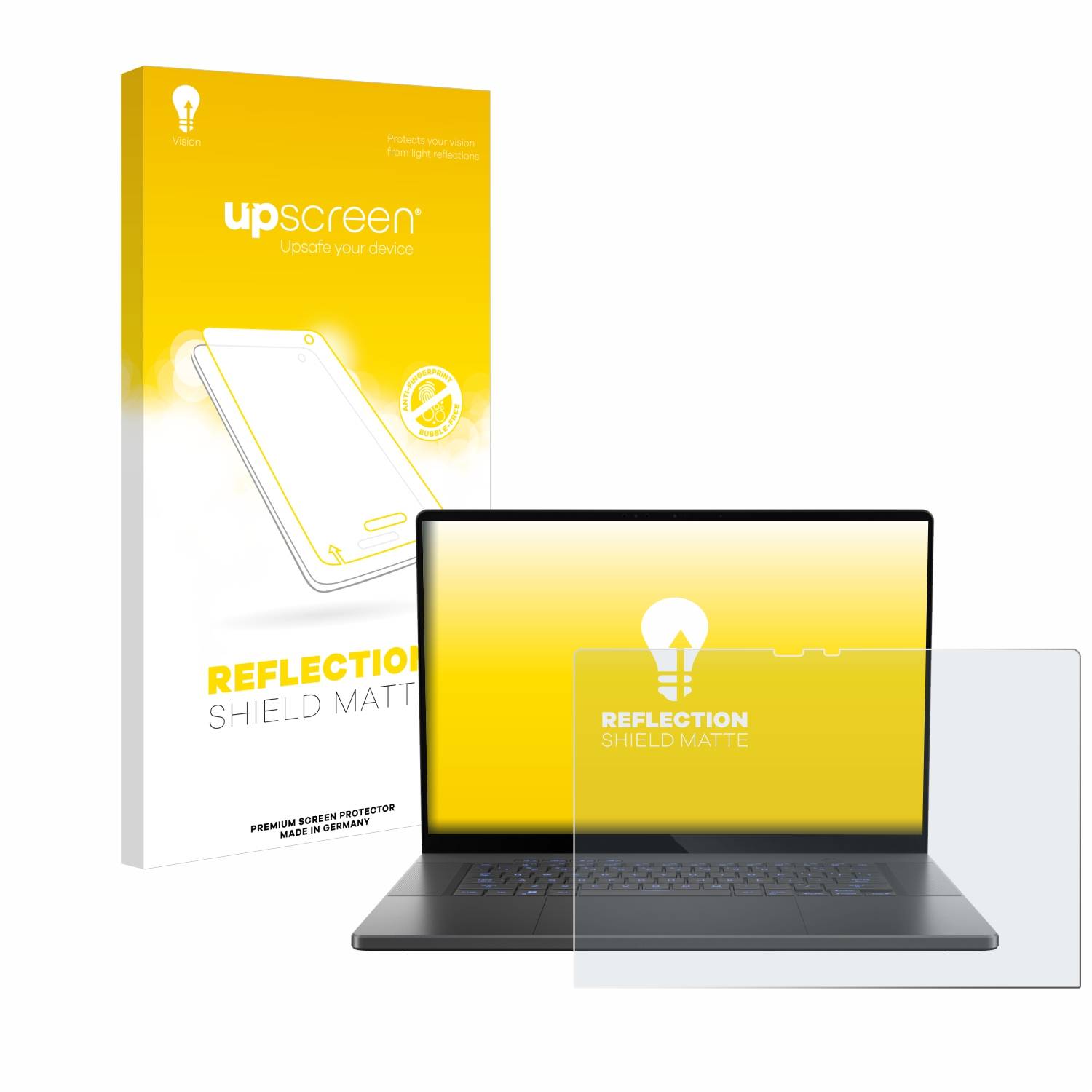 upscreen Reflection Shield Matt Schutzfolie für ASUS ROG Zephyrus G16 2024 GU605