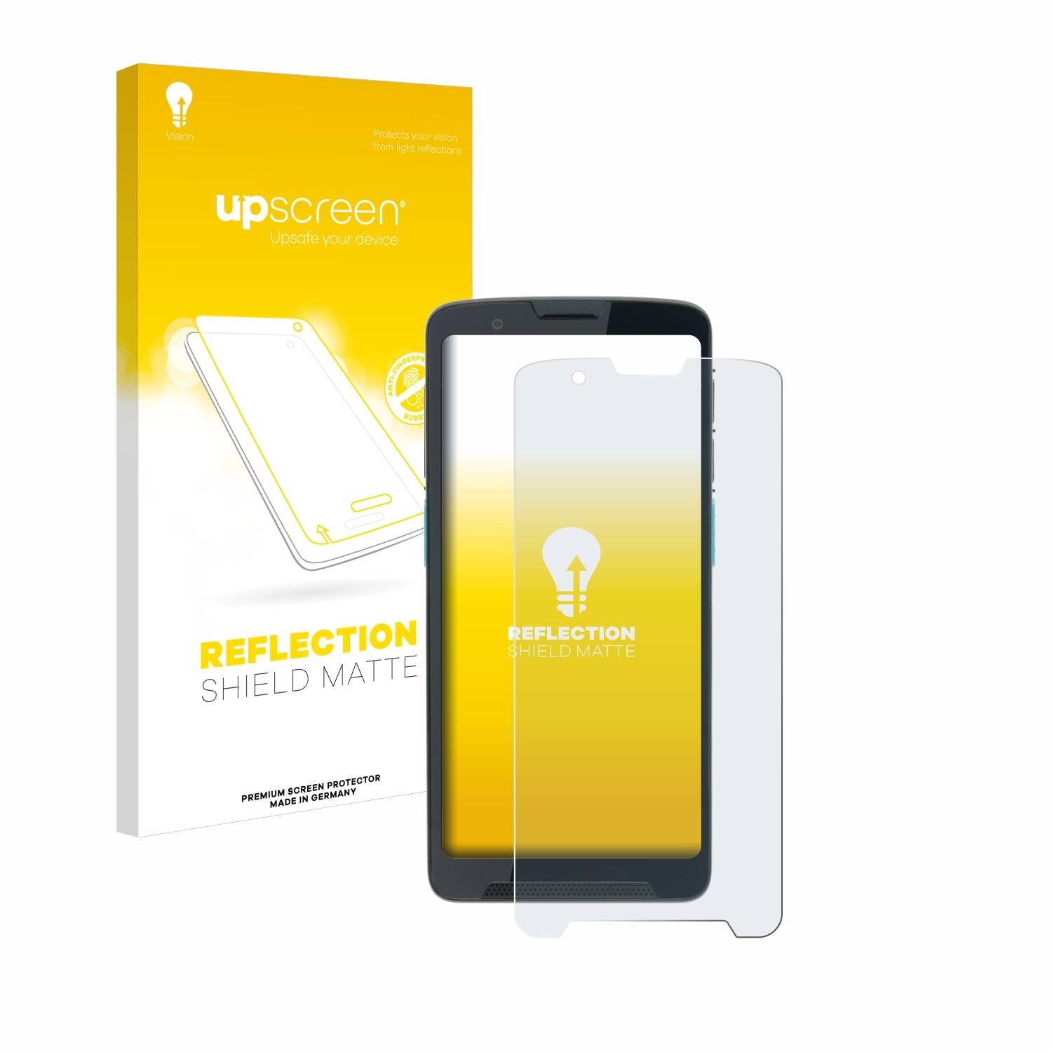 upscreen Reflection Shield Matt Schutzfolie für Unitech EA660