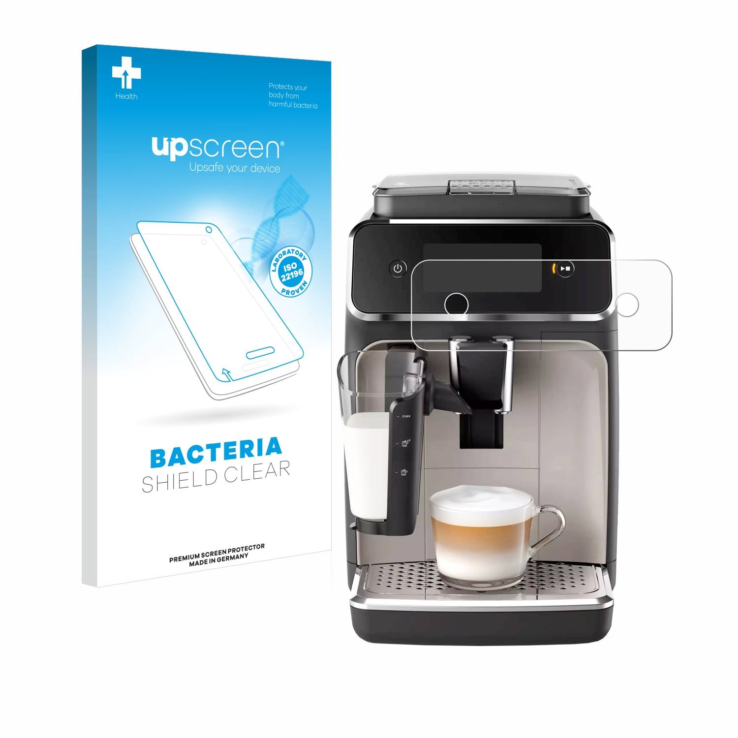 upscreen Bacteria Shield Schutzfolie für Philips Series 2300 - Antibakteriell