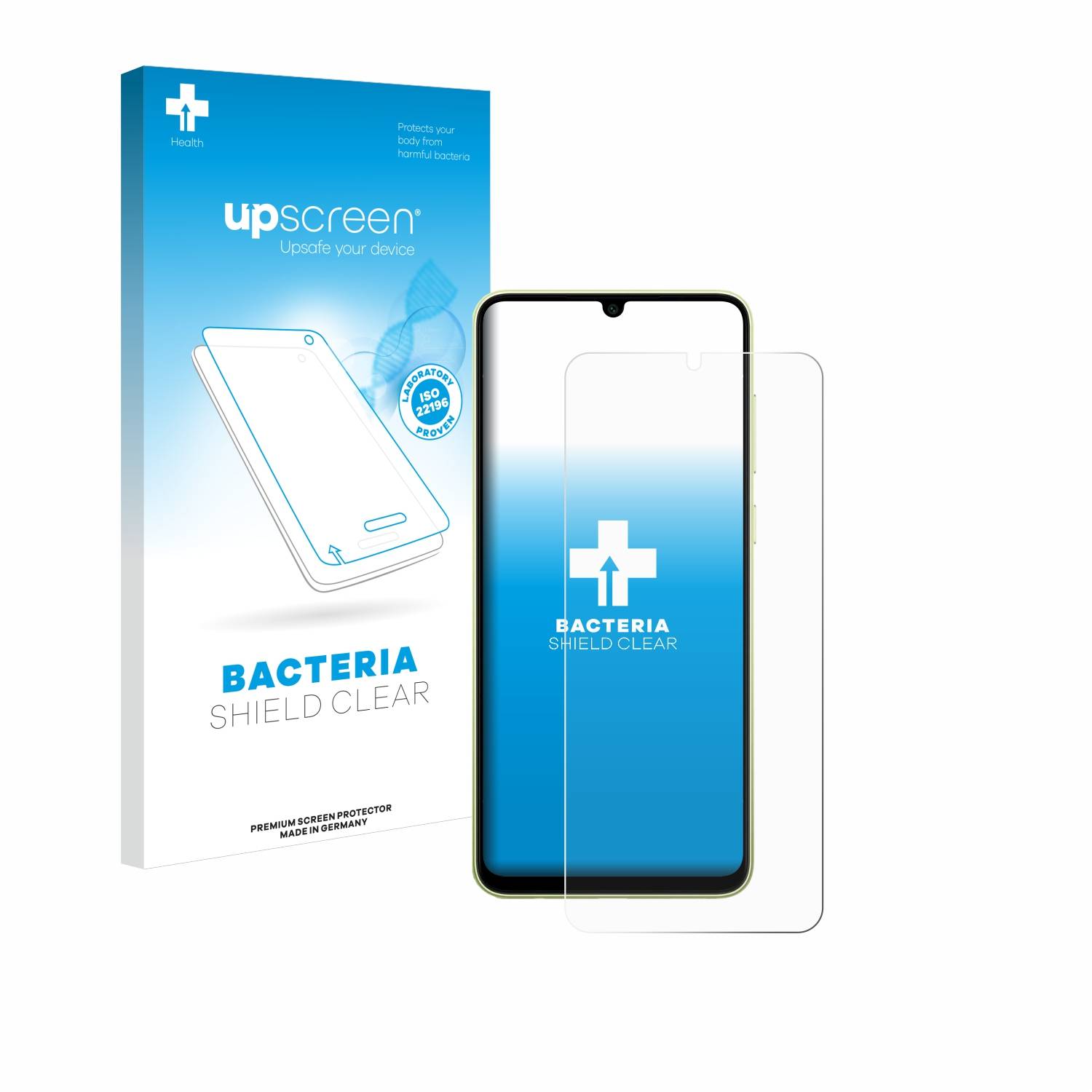 upscreen Bacteria Shield Schutzfolie für Samsung Galaxy A05 - Antibakteriell