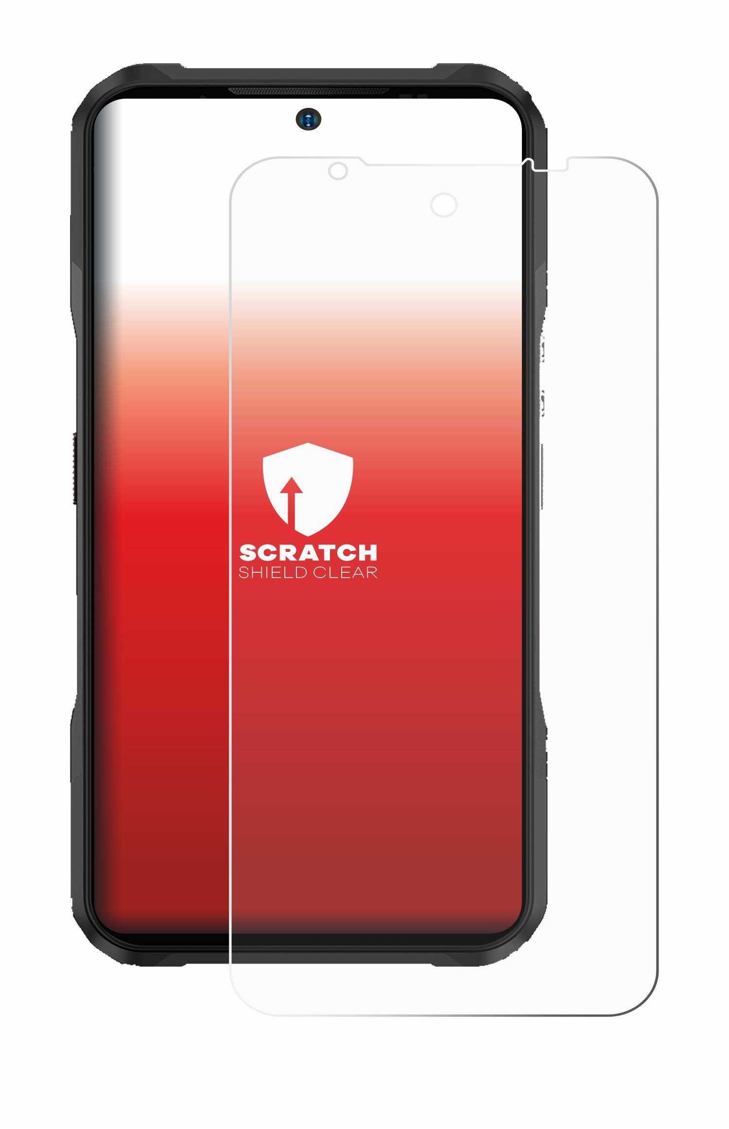 upscreen Schutzfolie für Doogee V20S Kratzschutz Anti-Fingerprint Klar