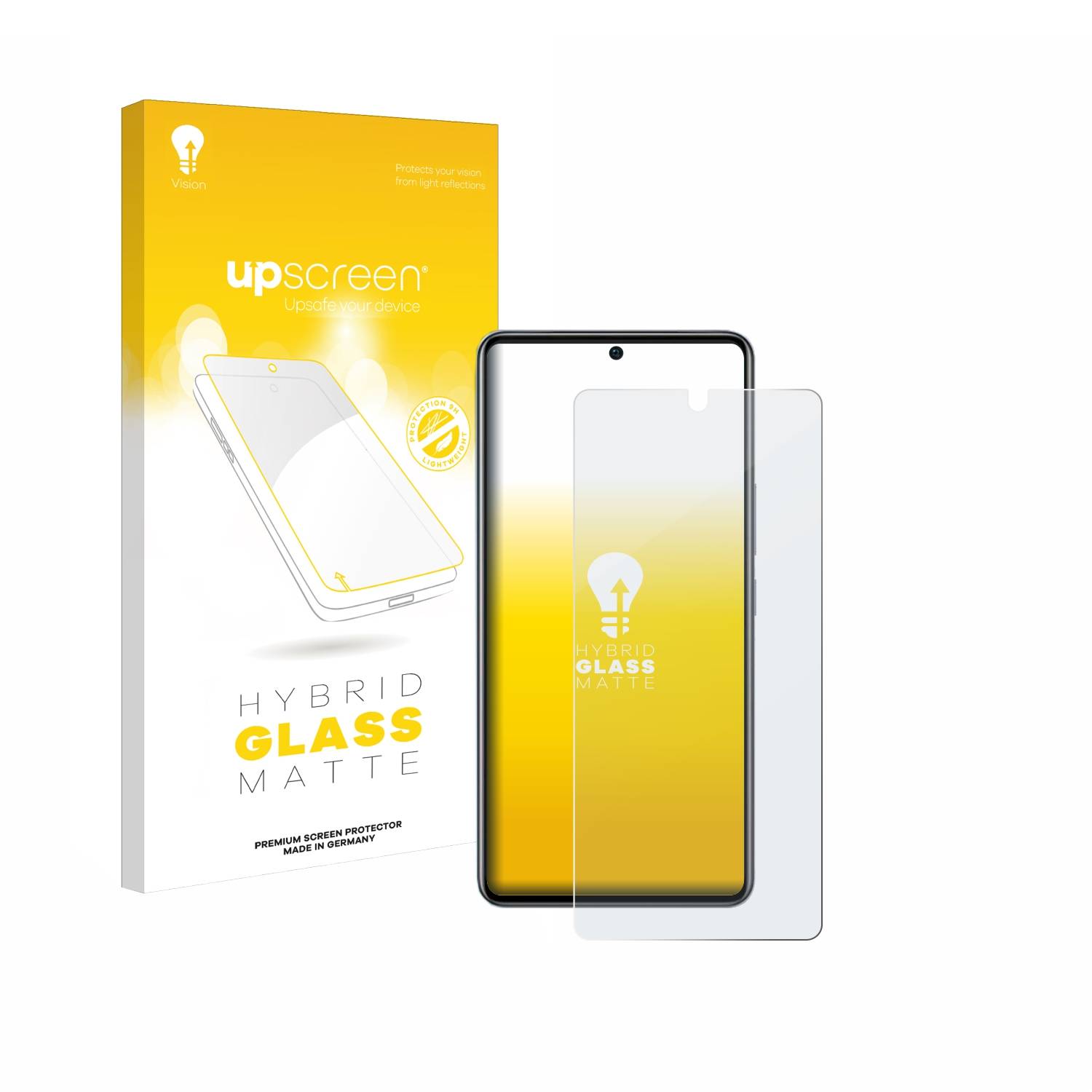 upscreen Hybrid Glas Matt Schutz-Folie für Vivo iQOO Neo 6