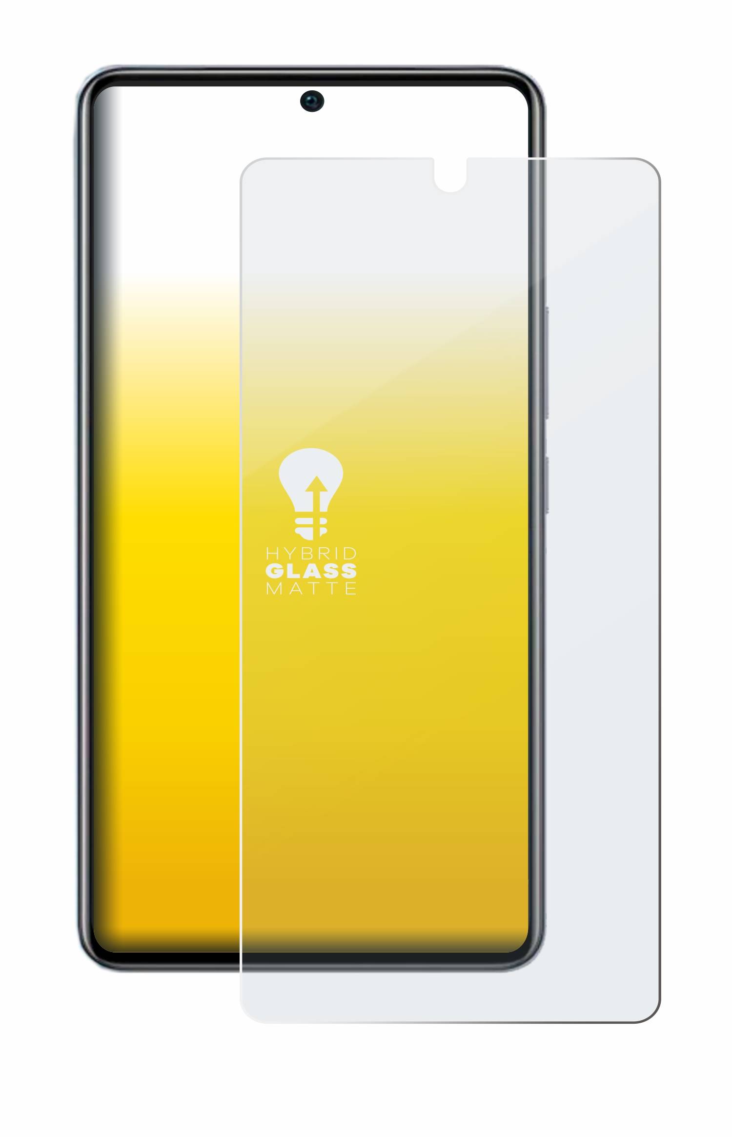 upscreen Hybrid Glas Matt Schutz-Folie für Vivo iQOO Neo 6