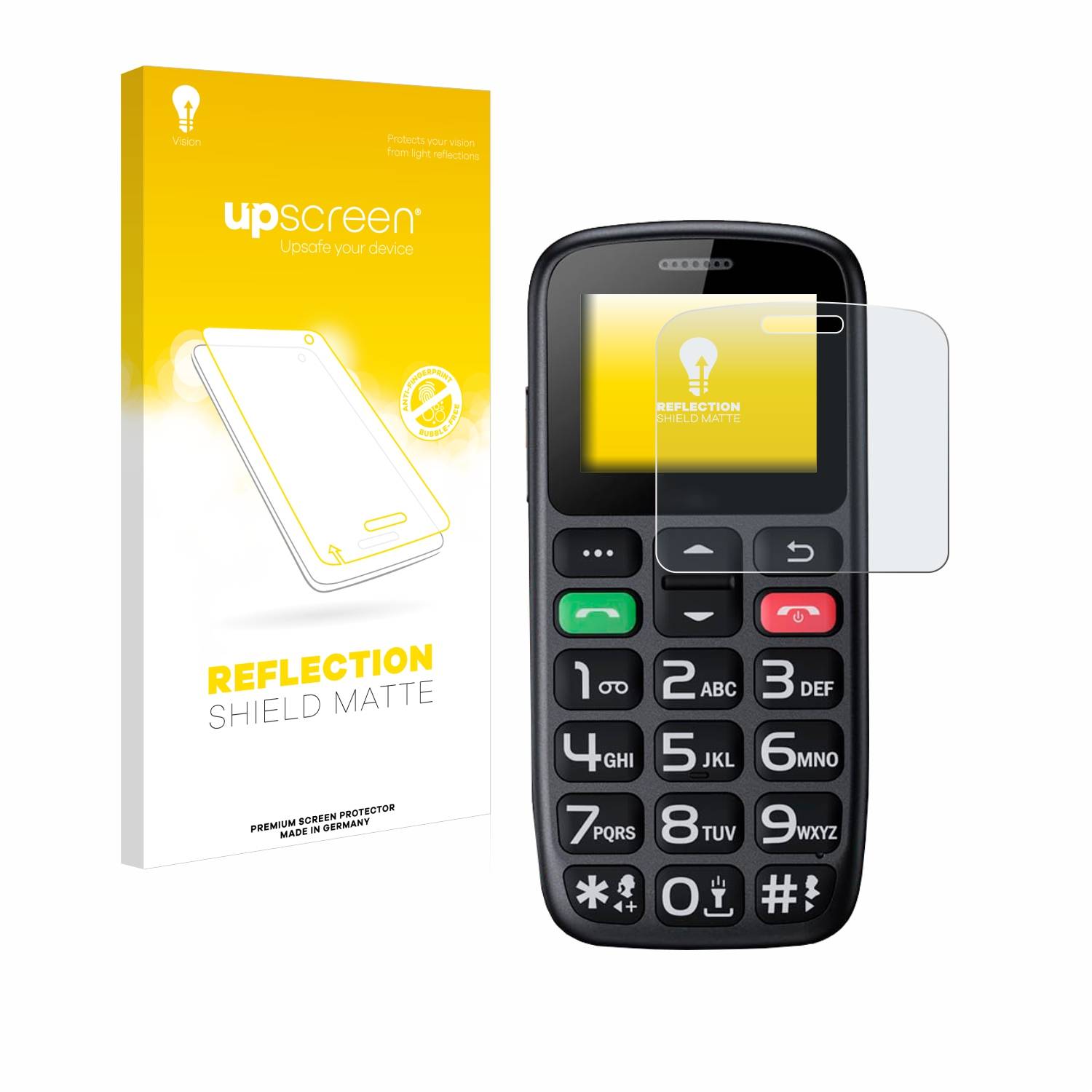 upscreen Reflection Shield Matt Schutzfolie für Sweetlink S2 Plus
