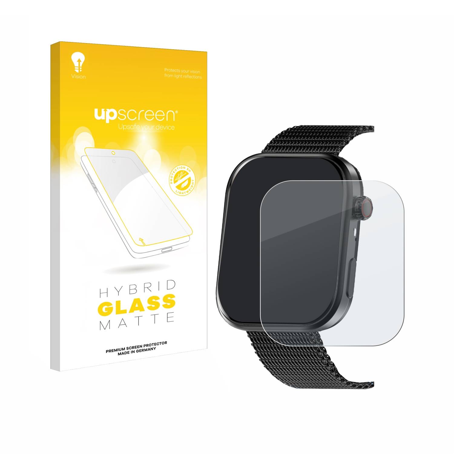 upscreen Hybrid Glas Matt Schutz-Folie für Kiptumtek TS63