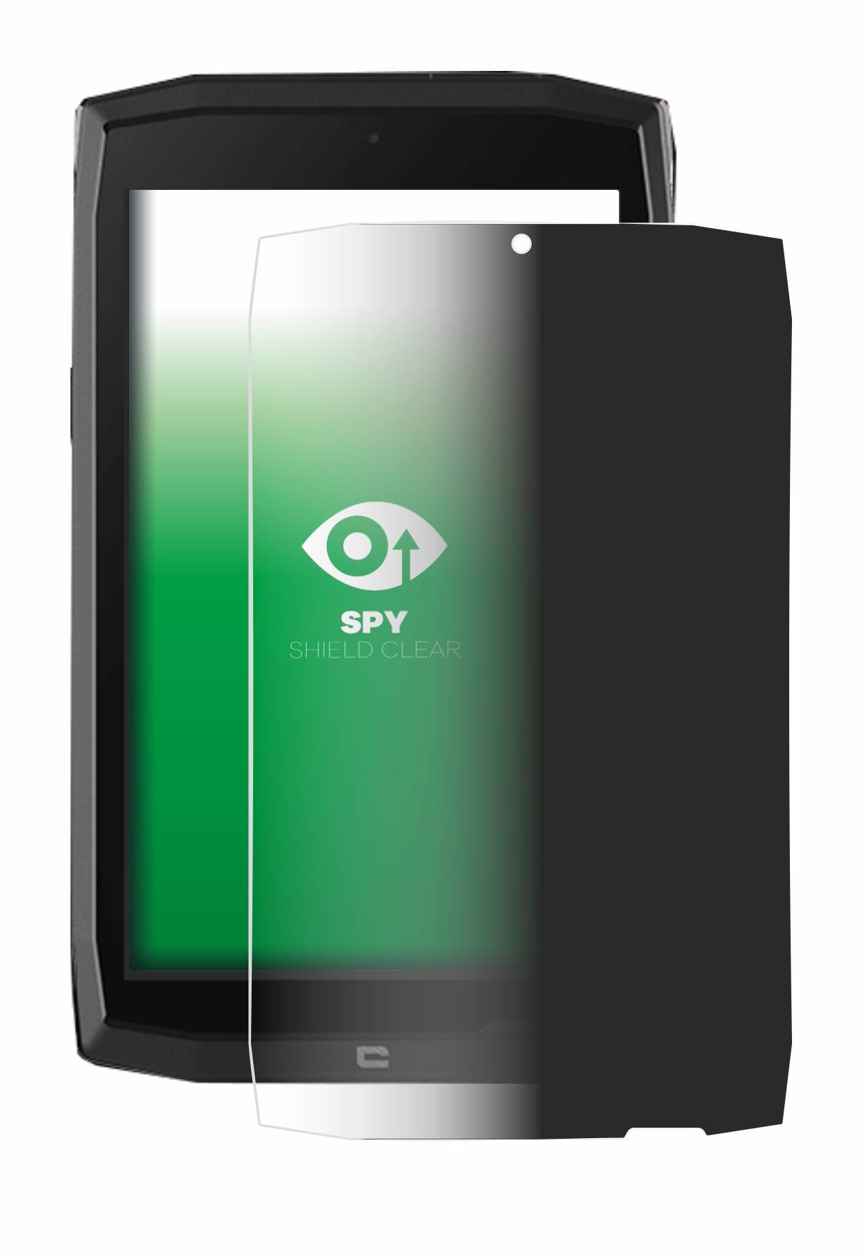 upscreen Spy Shield Sichtschutz-Folie für Crosscall Core T4