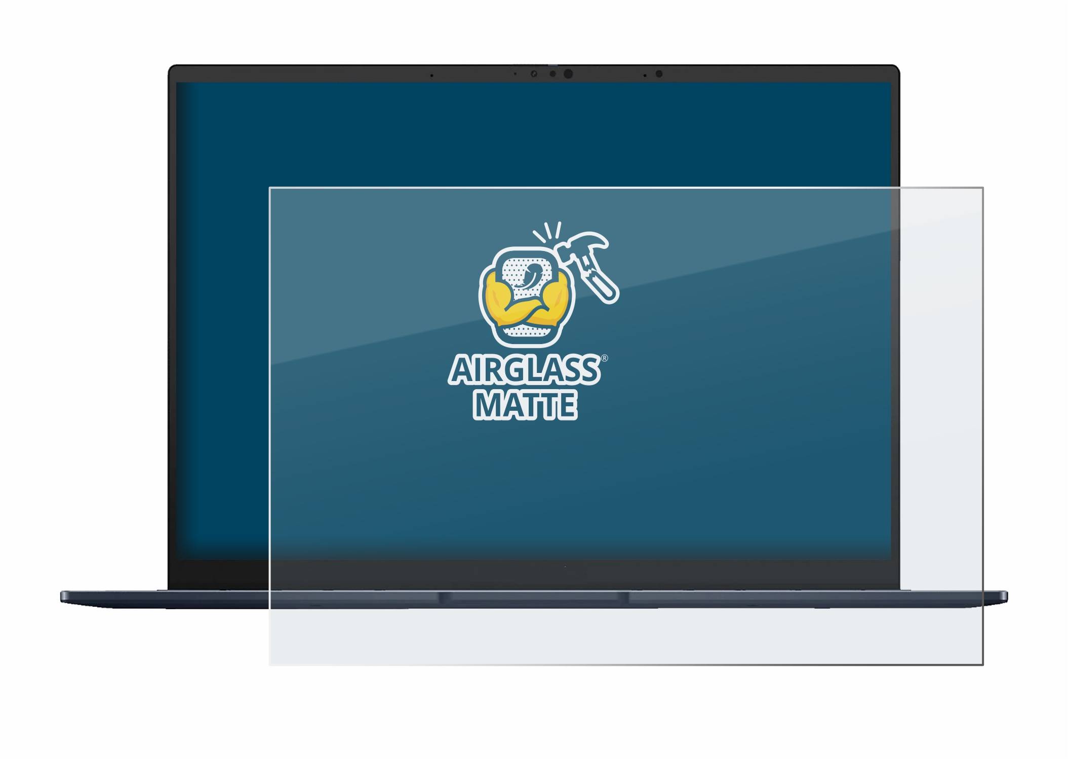 BROTECT AirGlass Matt Glas Schutz Folie für ASUS ZenBook 14 OLED UX3405 Non-Touch