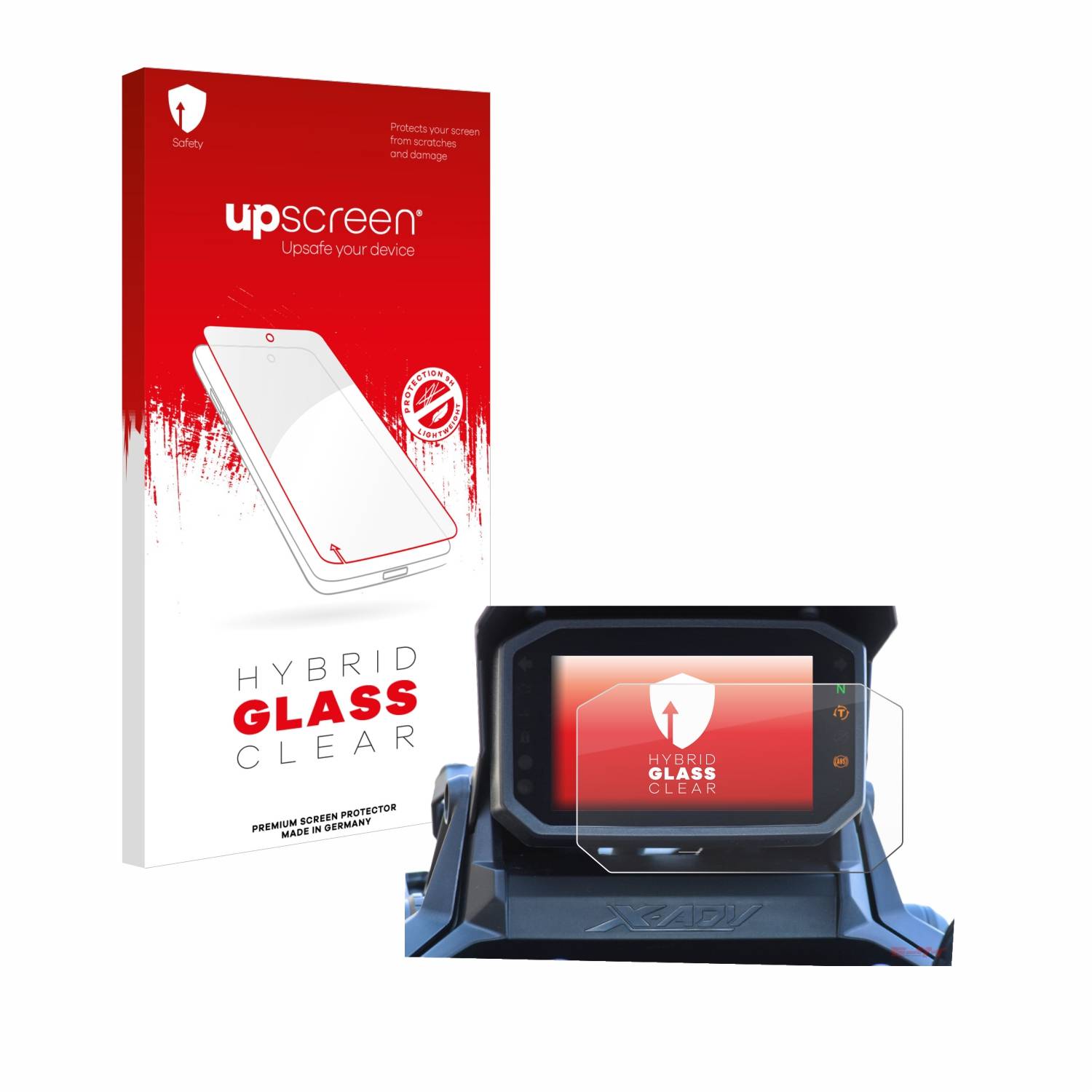 upscreen Hybrid Glas Schutz-Folie für Honda X-ADV 750 RH10 (ab 2021)