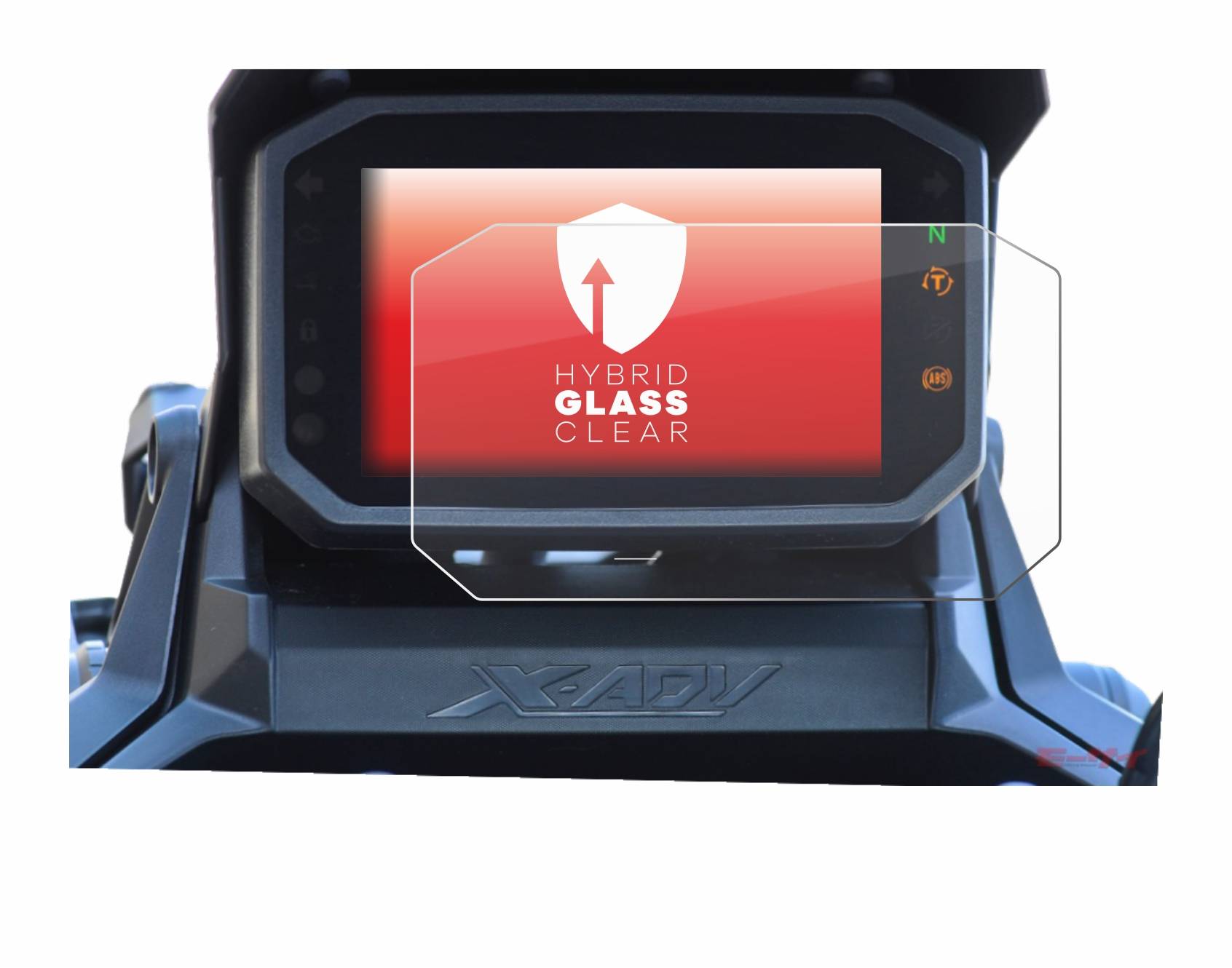 upscreen Hybrid Glas Schutz-Folie für Honda X-ADV 750 RH10 (ab 2021)