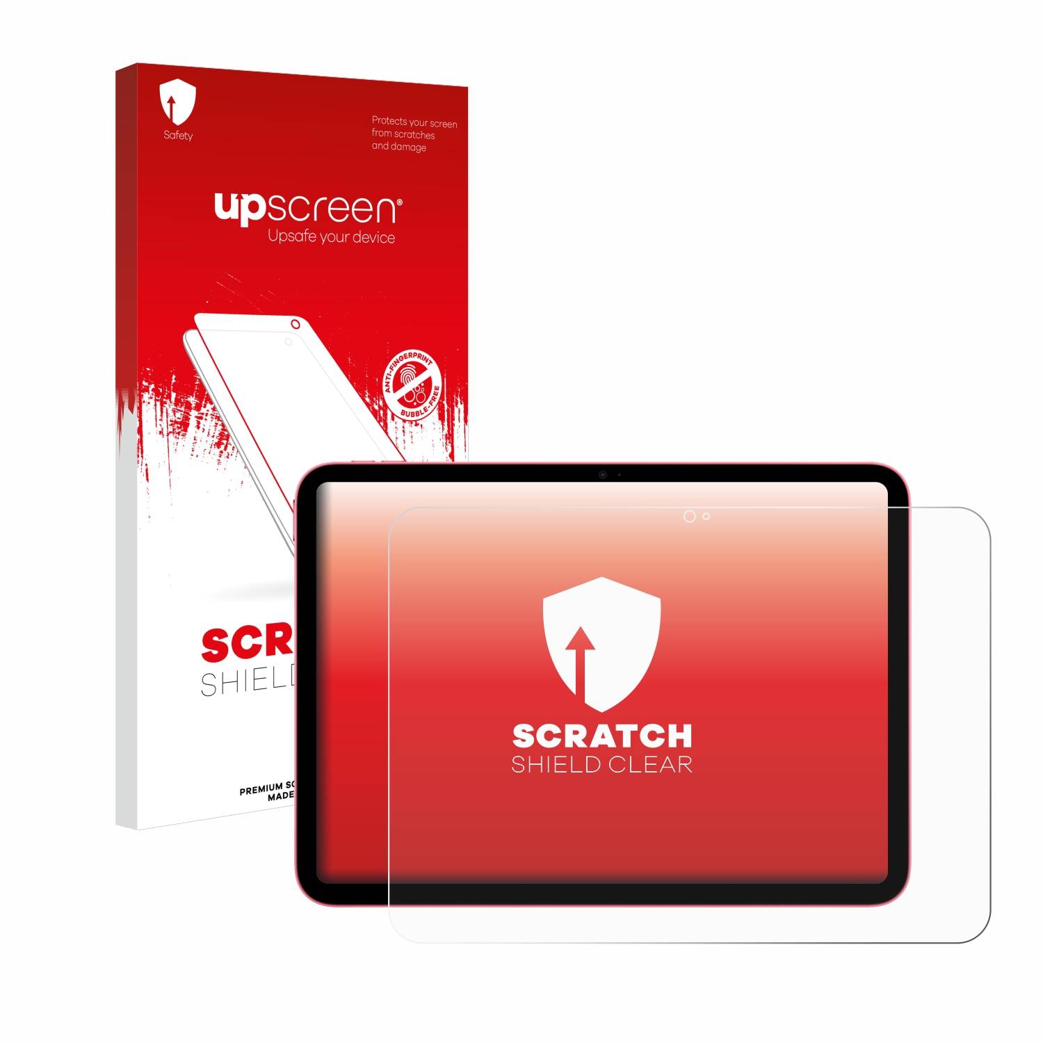 upscreen Scratch Shield Schutzfolie für Apple iPad 10.9 WiFi Cellular 2022 (10. Gen.)