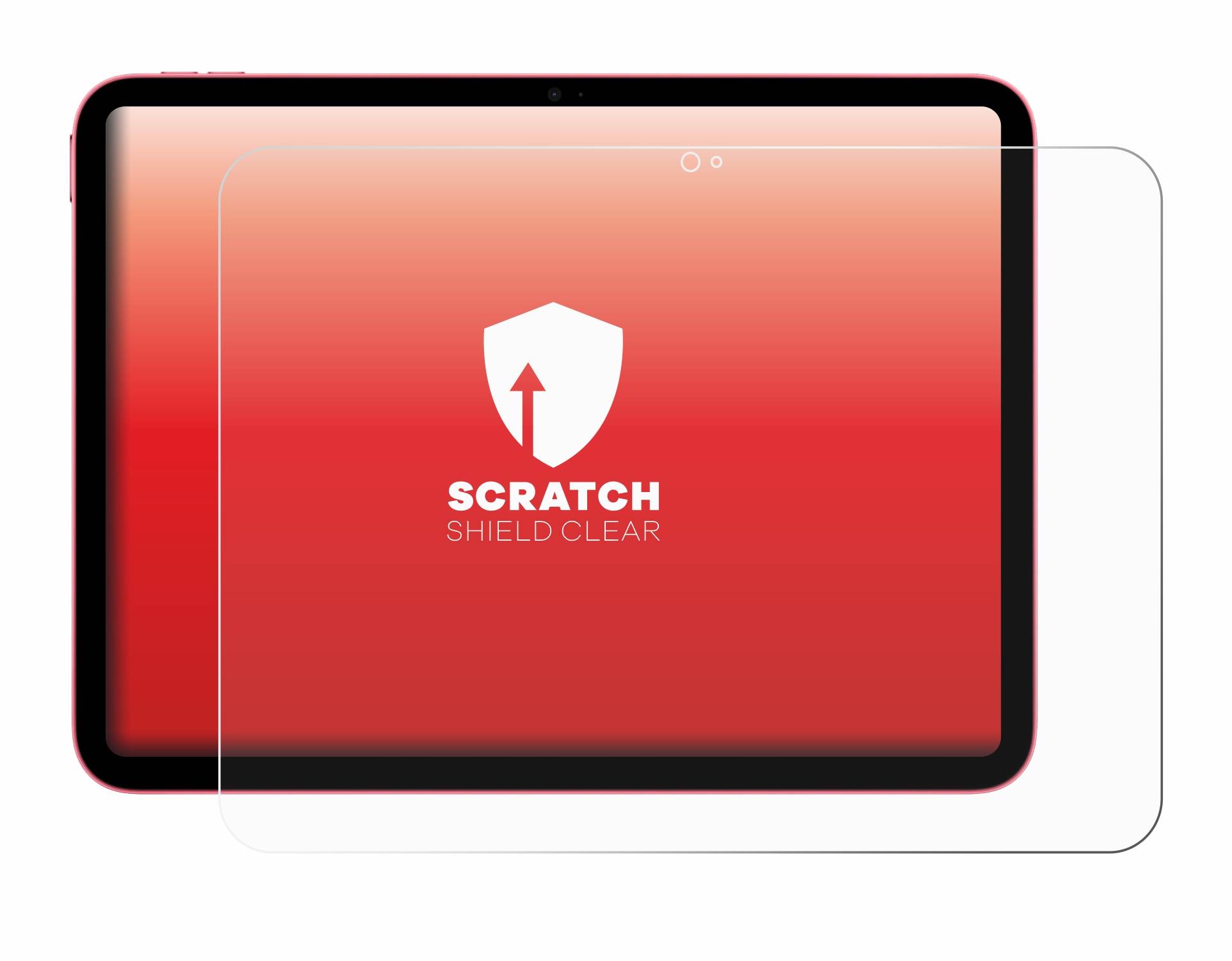upscreen Scratch Shield Schutzfolie für Apple iPad 10.9 WiFi Cellular 2022 (10. Gen.)