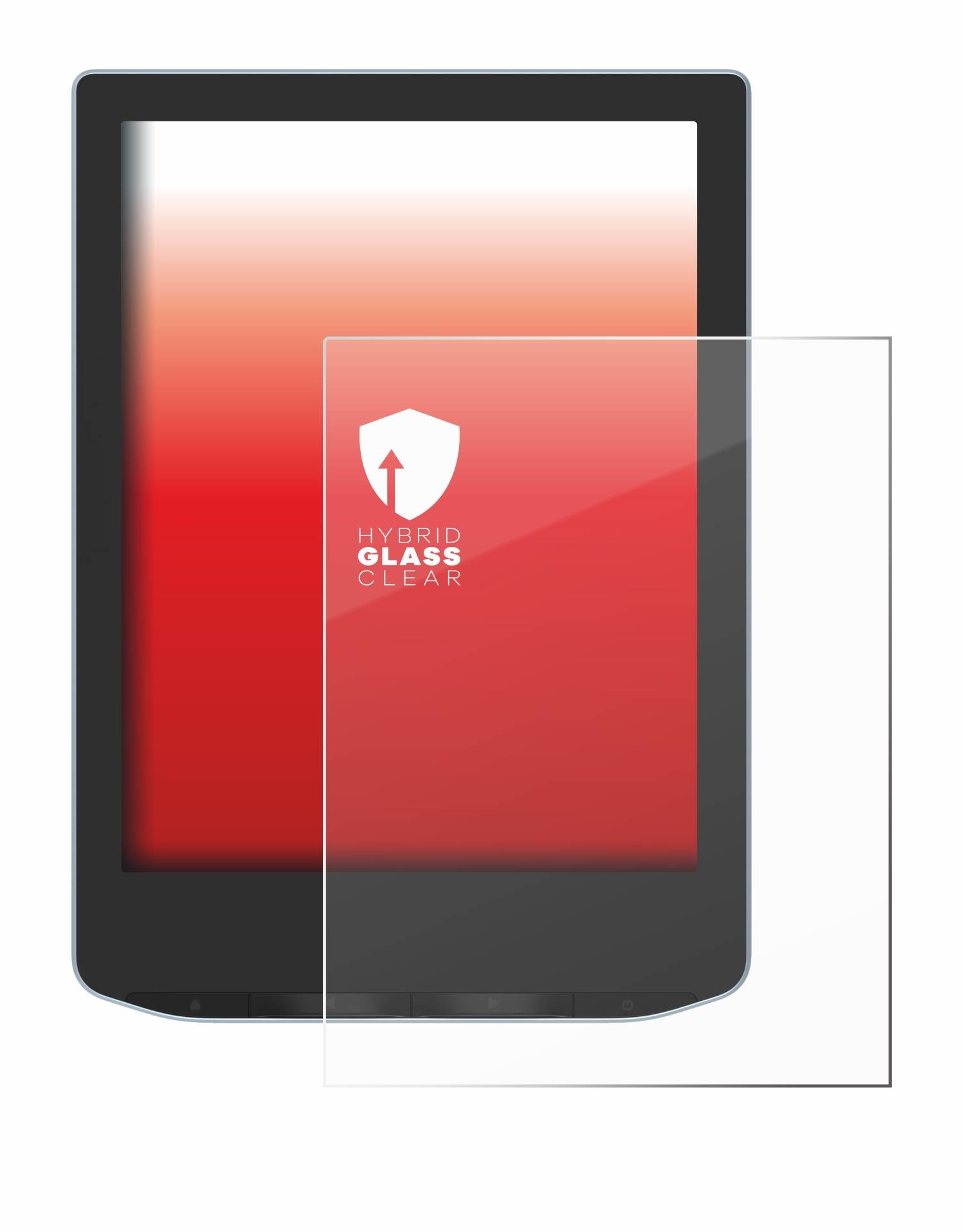 upscreen Hybrid Glas Panzer-Folie für Vivlio Light HD