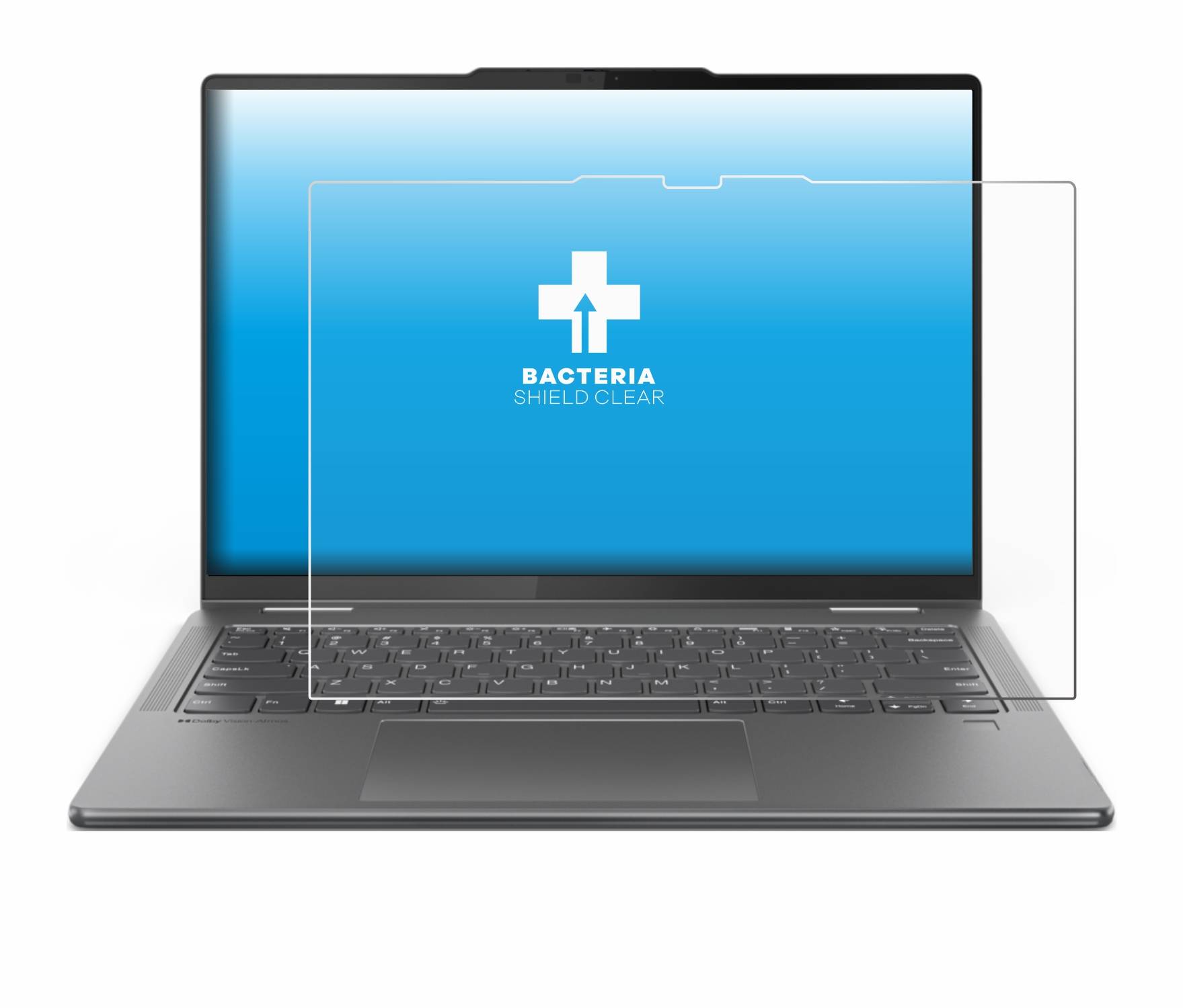 upscreen Bacteria Shield Schutzfolie für Lenovo Yoga 7 2-in-1 Gen 9 14 - Antibakteriell