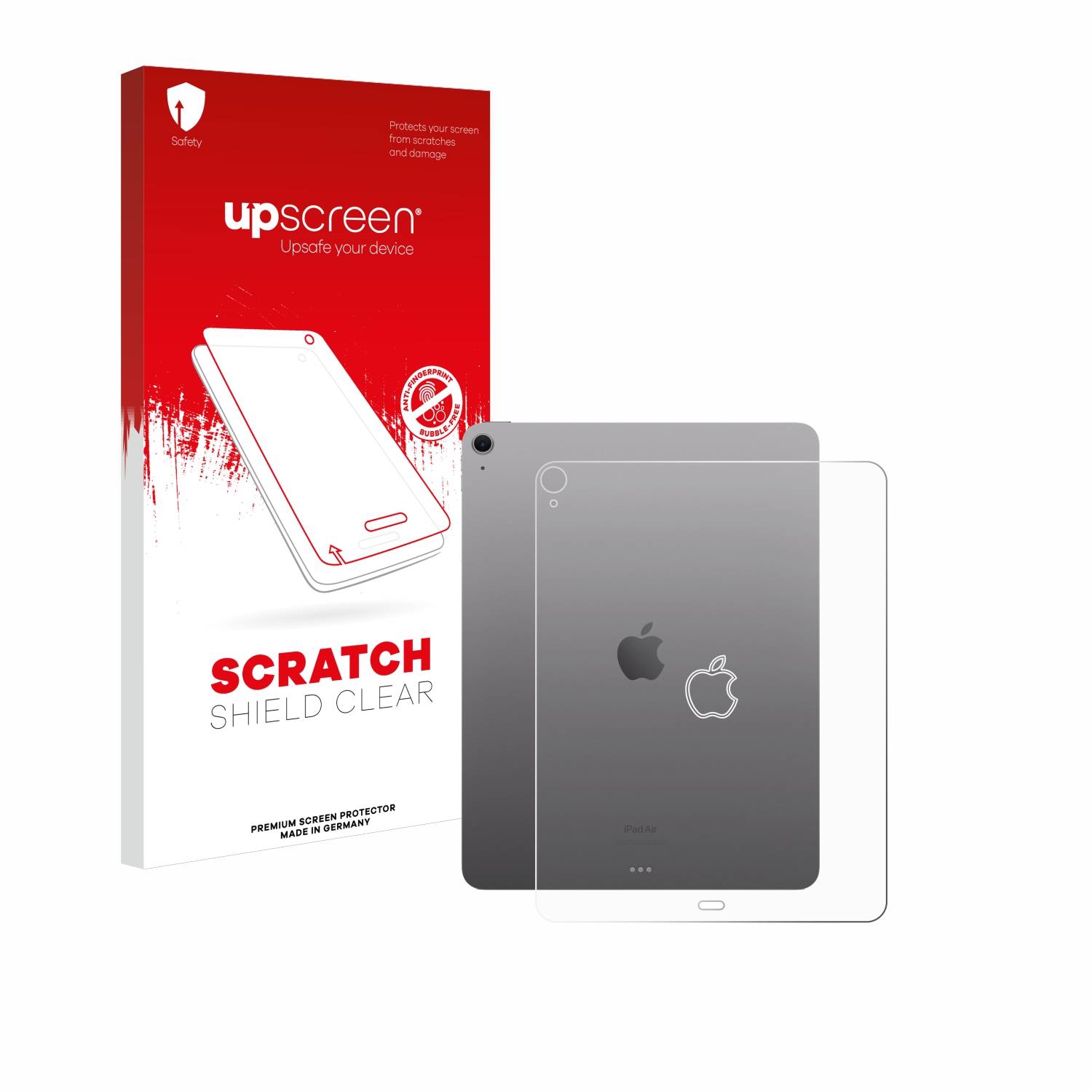 upscreen Scratch Shield Schutzfolie für Apple iPad Air 13 WiFi Cellular 2024 (Rückseite)