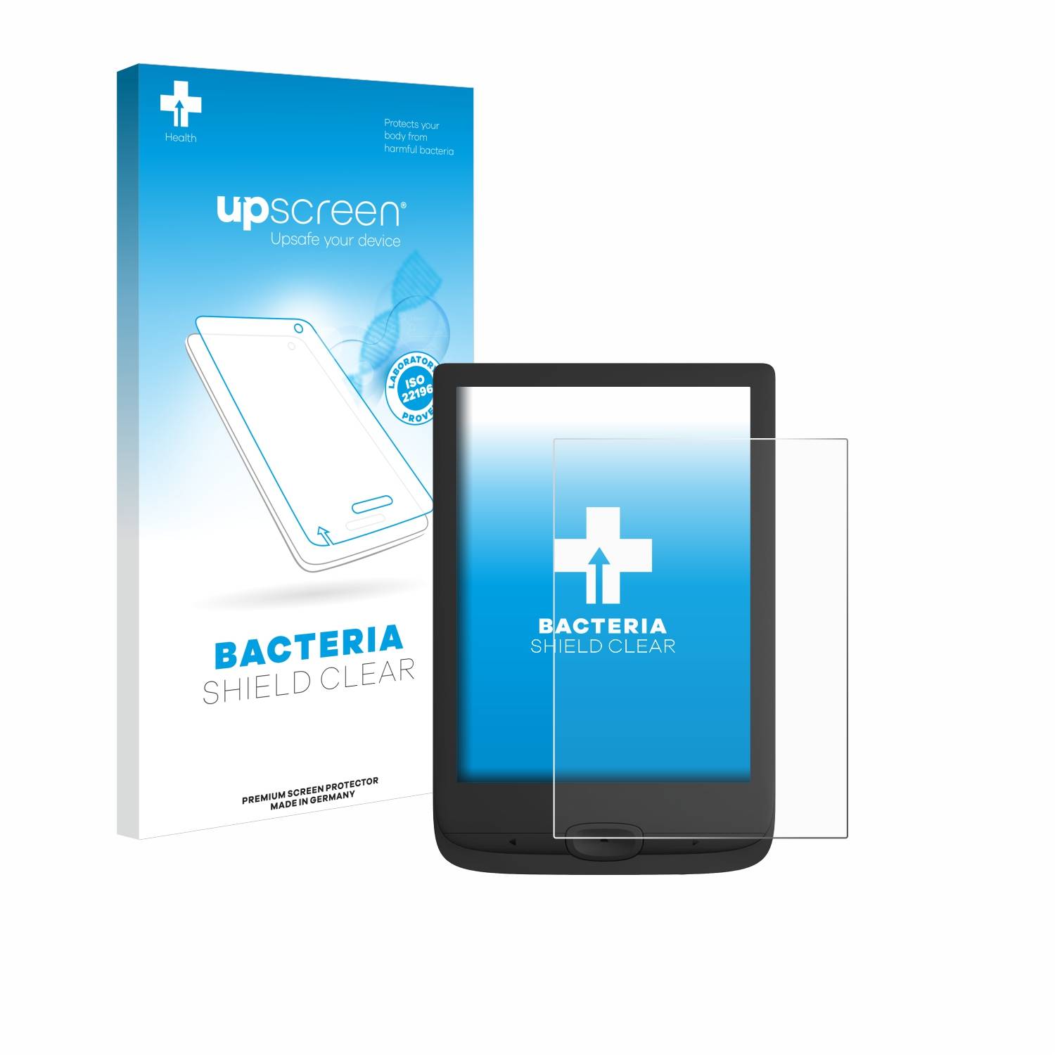 upscreen Bacteria Shield Schutzfolie für PocketBook Basic Lux 4 - Antibakteriell