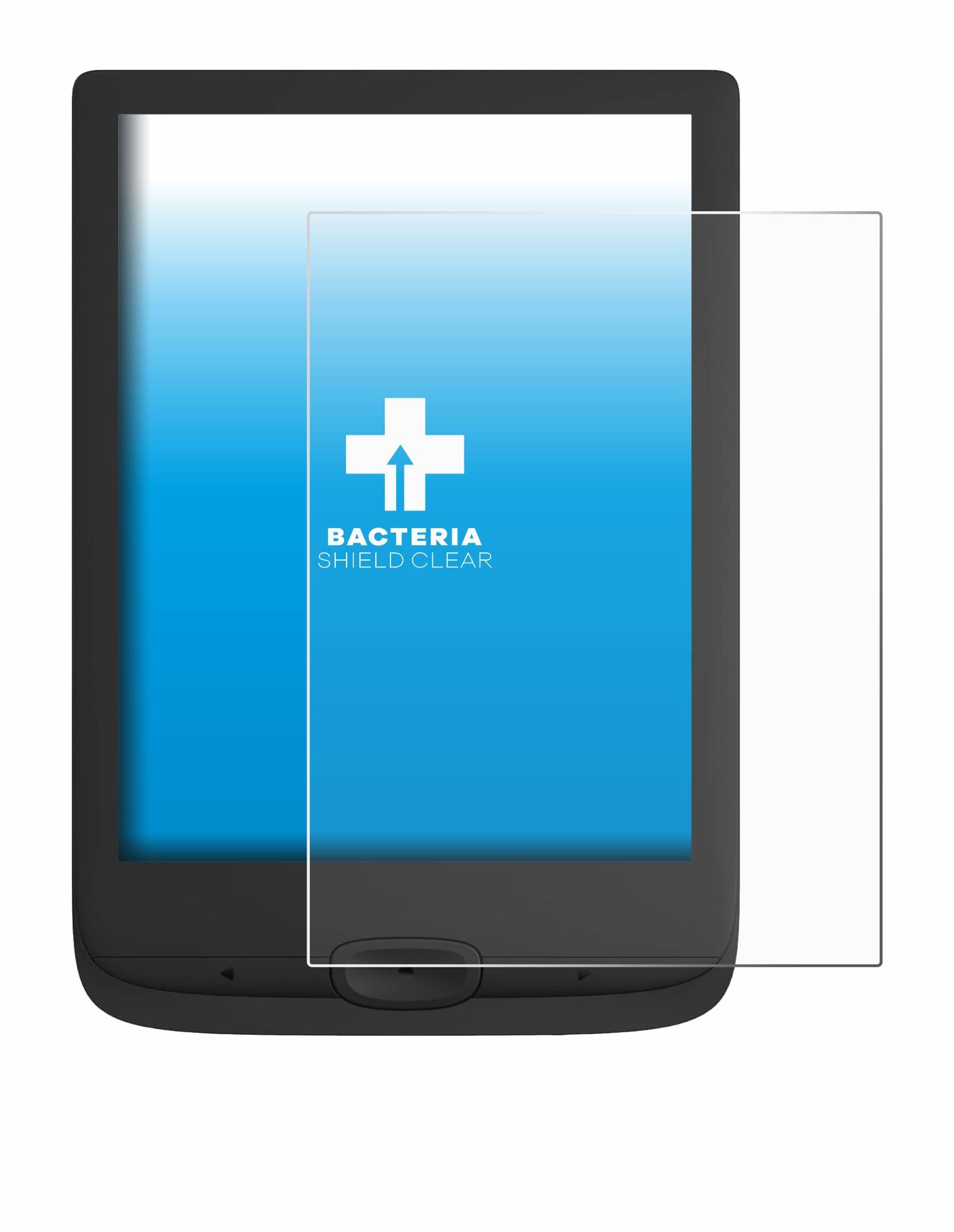 upscreen Bacteria Shield Schutzfolie für PocketBook Basic Lux 4 - Antibakteriell