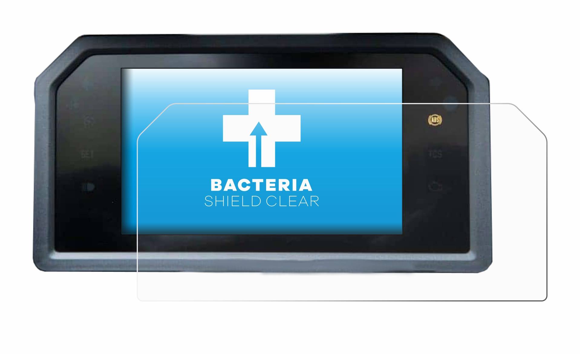 upscreen Bacteria Shield Schutzfolie für Yamaha Tmax 560 2023 - Antibakteriell