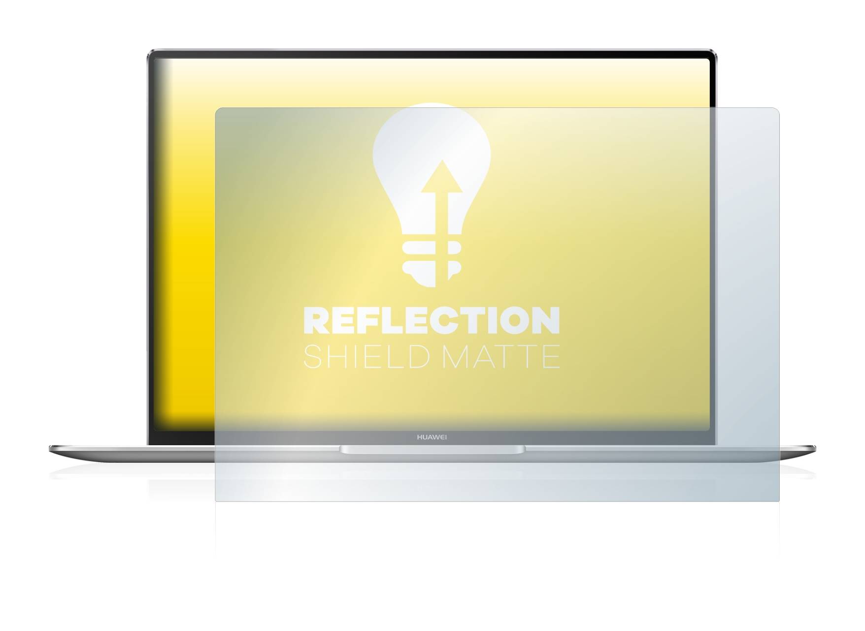 upscreen Reflection Shield Matt Schutzfolie für Huawei MateBook X Pro 2021