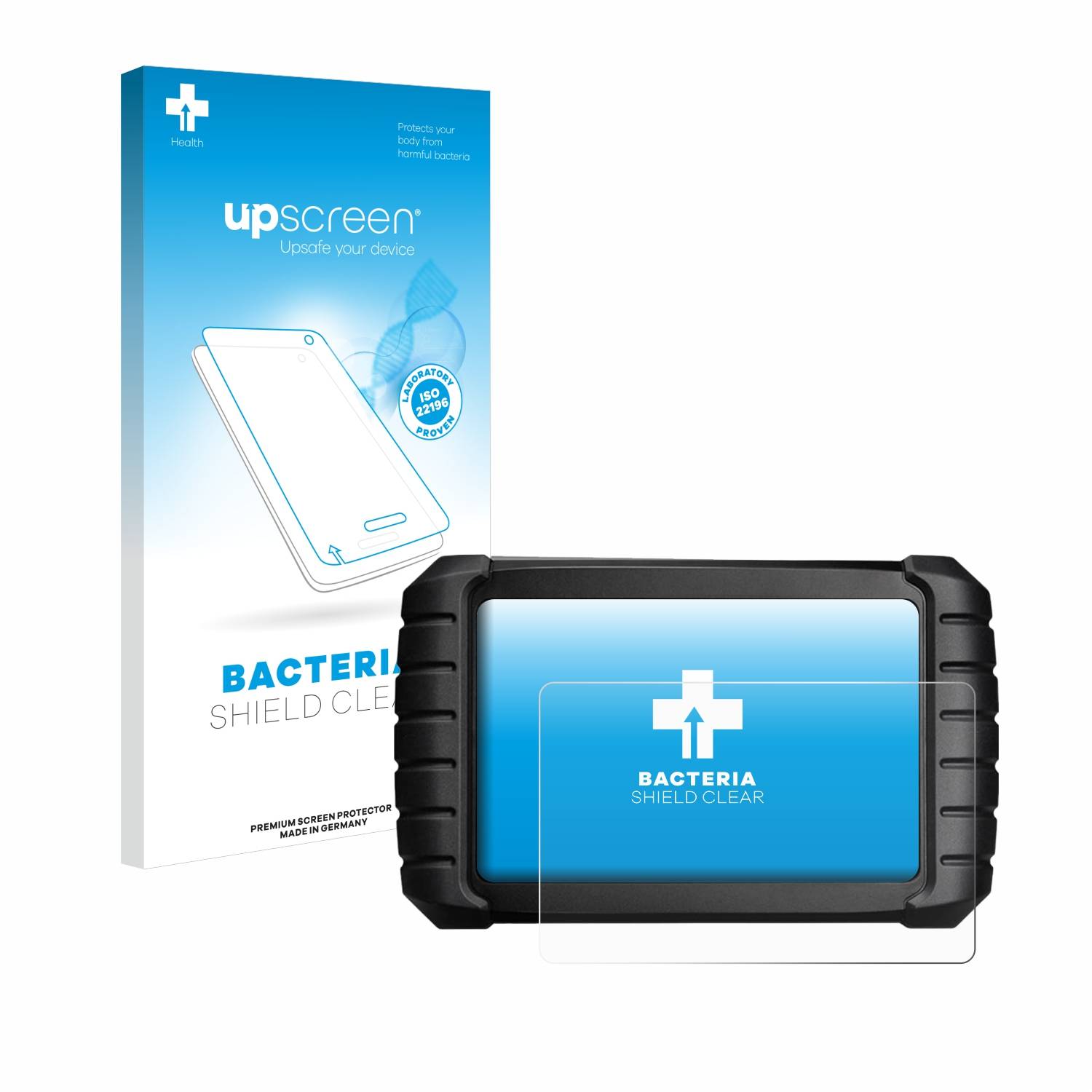 upscreen Bacteria Shield Schutzfolie für iCarsoft CR Max BT (2024) - Antibakteriell