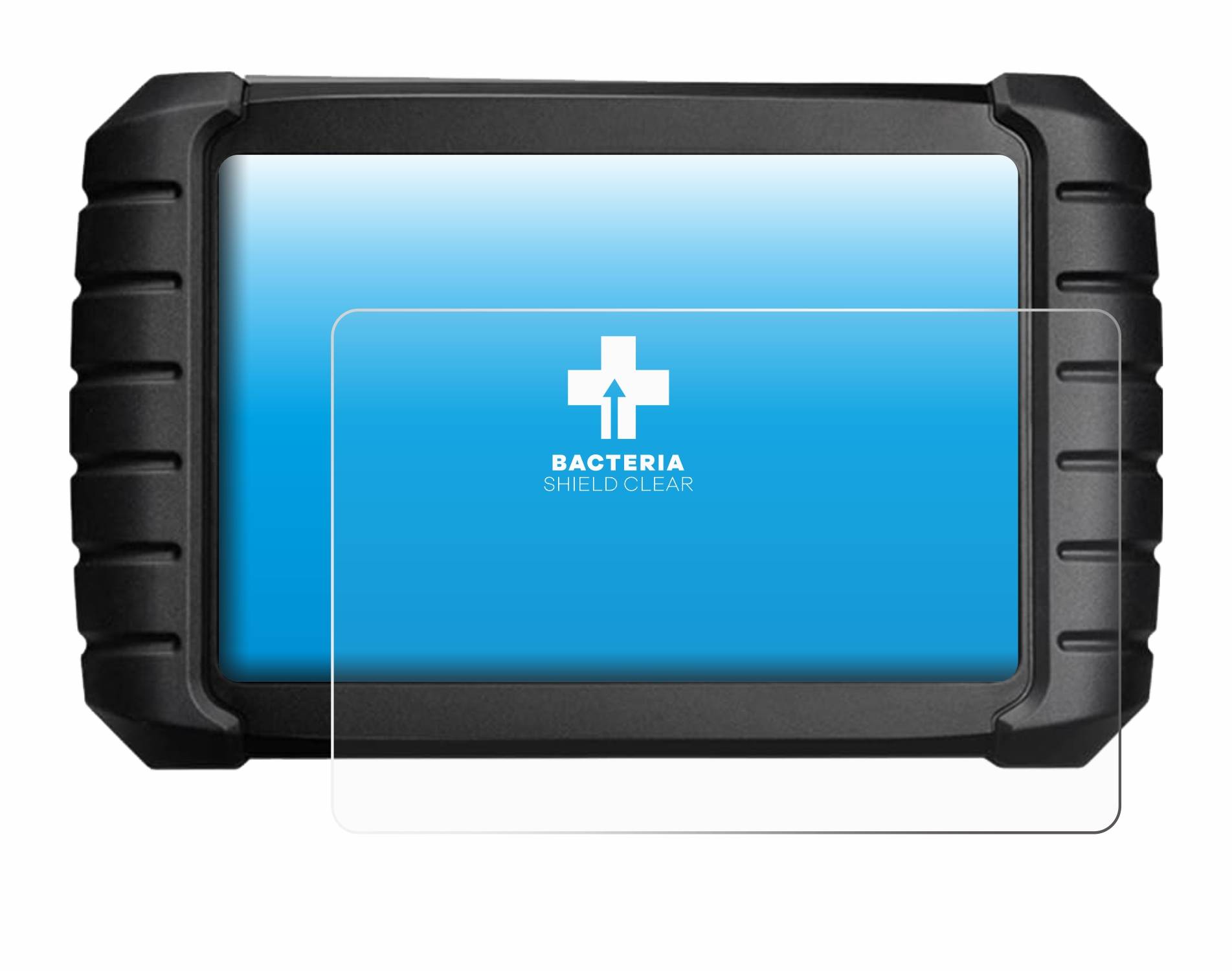 upscreen Bacteria Shield Schutzfolie für iCarsoft CR Max BT (2024) - Antibakteriell