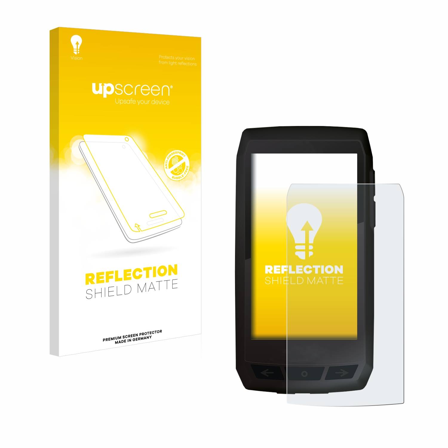 upscreen Reflection Shield Matt Schutzfolie für Ciclo Navic 400