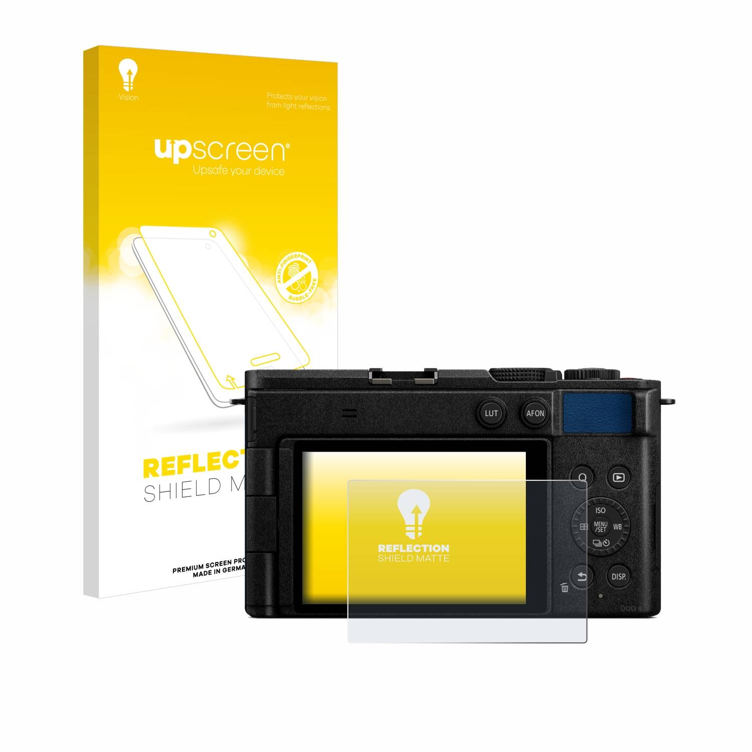 upscreen Schutzfolie für Panasonic Lumix DC-S9 Folie Matt Entspiegelt Anti-Reflex