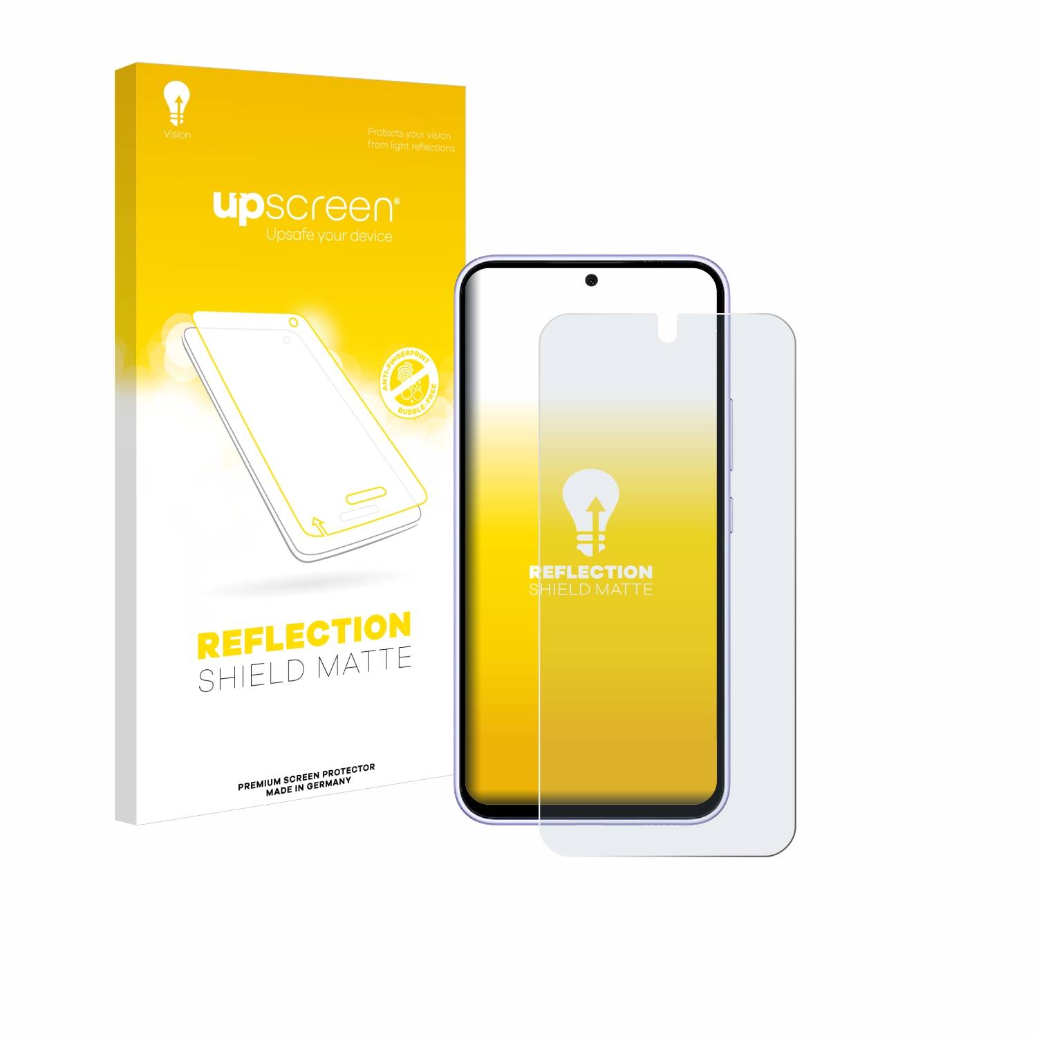 upscreen Reflection Shield Matt Schutzfolie für Samsung Galaxy A54 5G Enterprise Edition