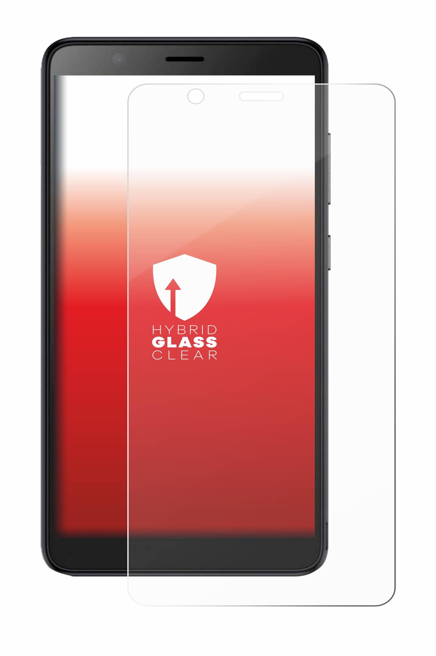 upscreen Hybrid Glas Schutz-Folie für ZTE Blade A32