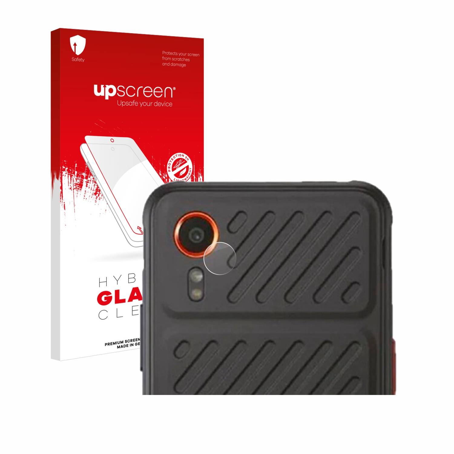 upscreen Hybrid Glas Schutz-Folie für Samsung Galaxy XCover 7 (NUR Kameraschutz)