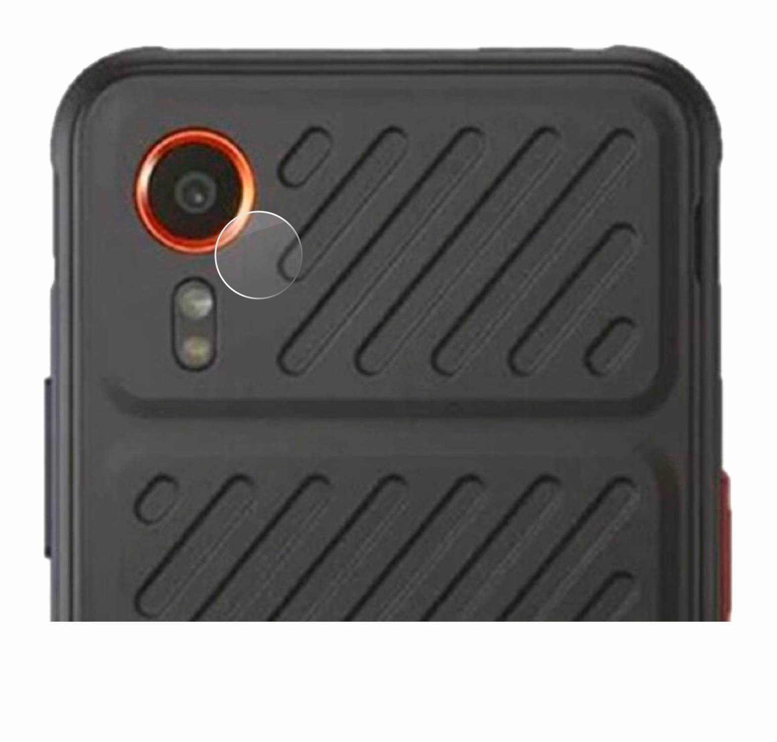 upscreen Hybrid Glas Schutz-Folie für Samsung Galaxy XCover 7 (NUR Kameraschutz)