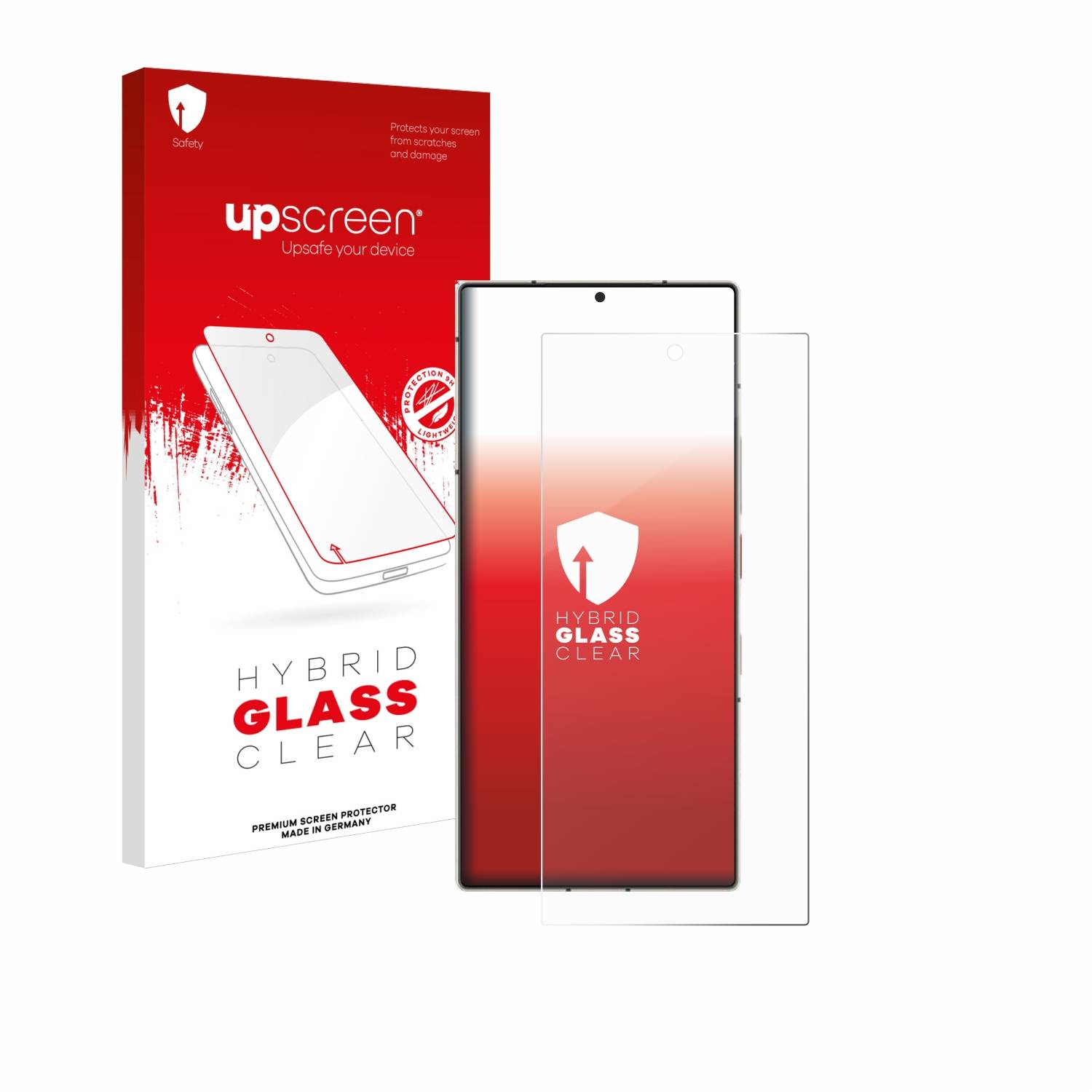 upscreen Flexible Schutz Glas Folie für Nubia Z60 Ultra Schutzglas 9H Hybridglas Klar
