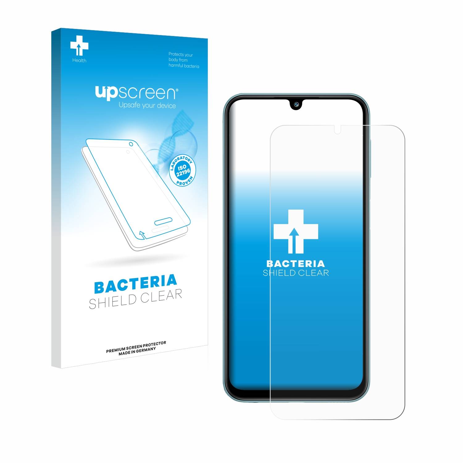 upscreen Bacteria Shield Schutzfolie für Samsung Galaxy M34 - Antibakteriell