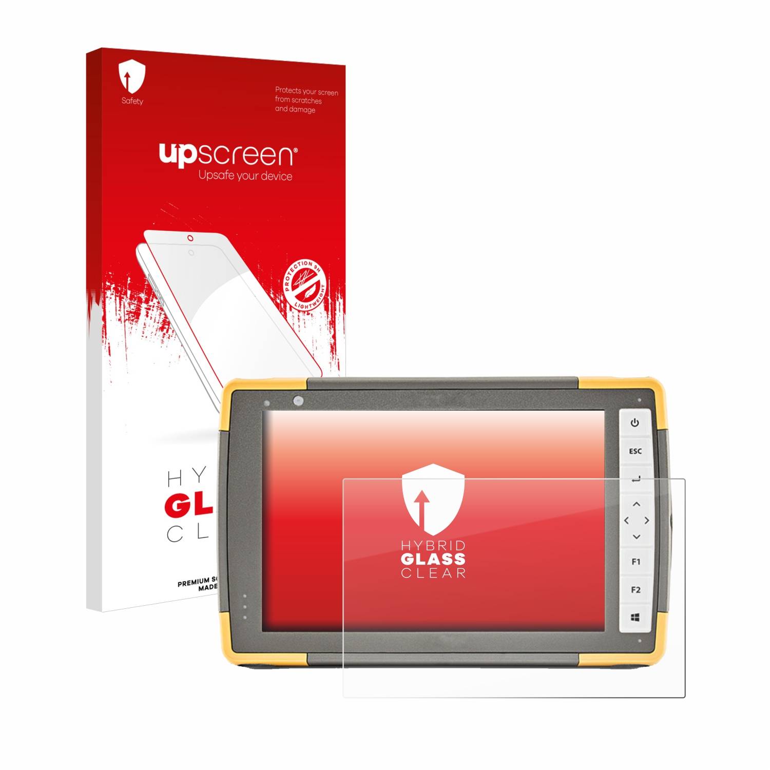 upscreen Flexible Schutz Glas Folie für Topcon FC-6000 Schutzglas 9H Hybridglas Klar