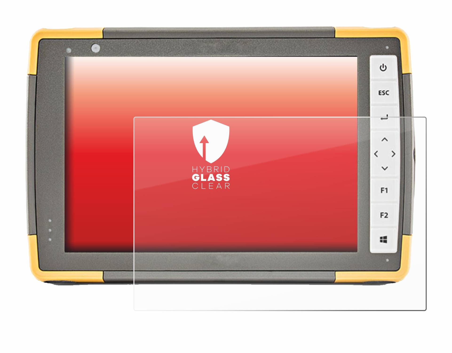 upscreen Flexible Schutz Glas Folie für Topcon FC-6000 Schutzglas 9H Hybridglas Klar
